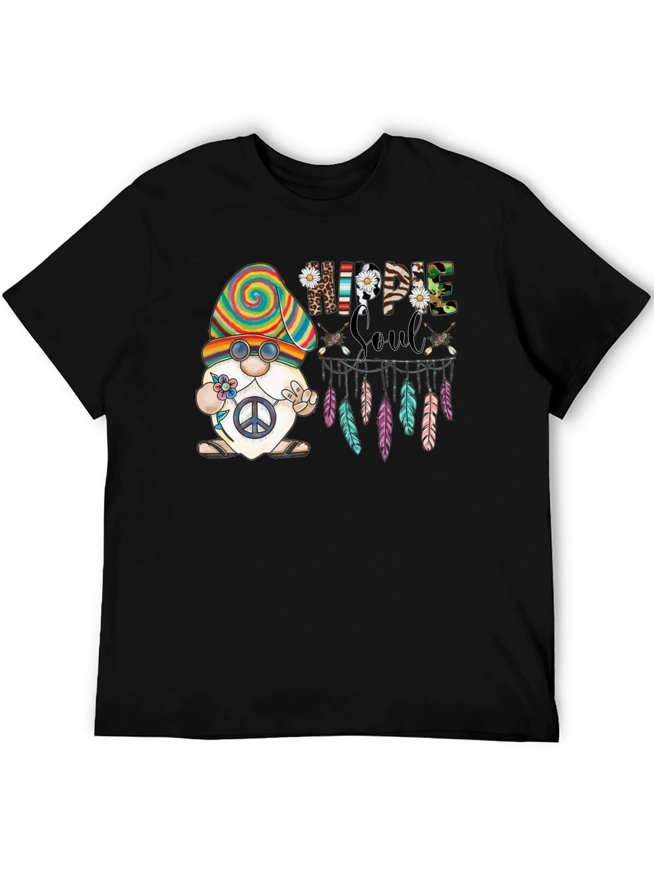 Hippie Soul Gnome Tee - Peace and Love