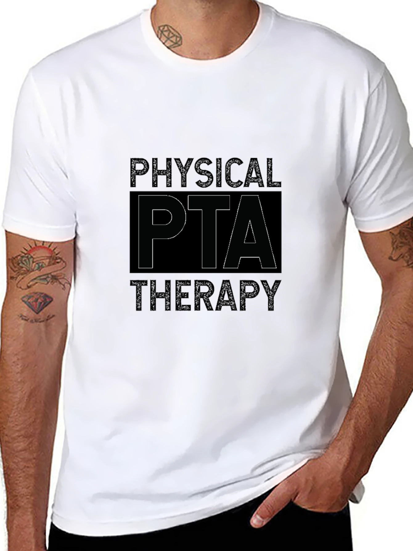 Physical Therapy Assistant (PTA) Black T-Shirt