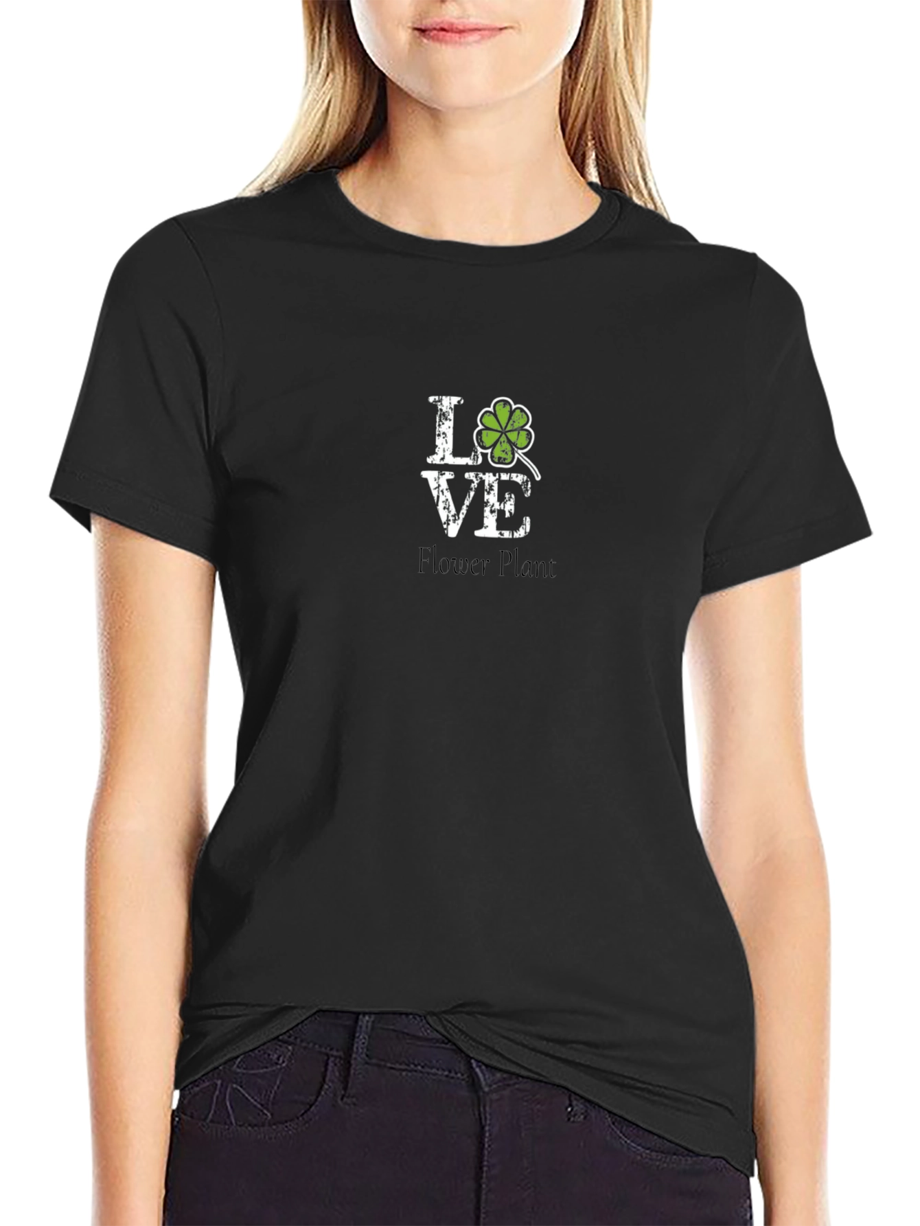LOVE Shamrock Graphic Tee - St. Patricks Day Shirt