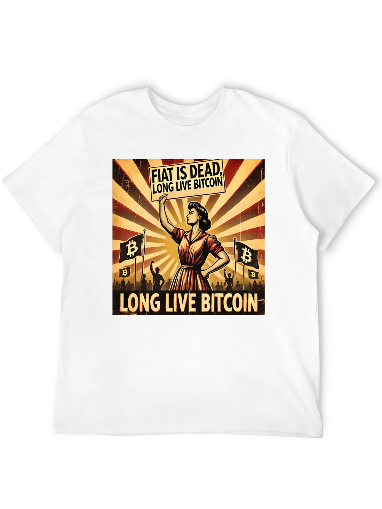 Fiat is Dead - Long Live Bitcoin T-Shirt