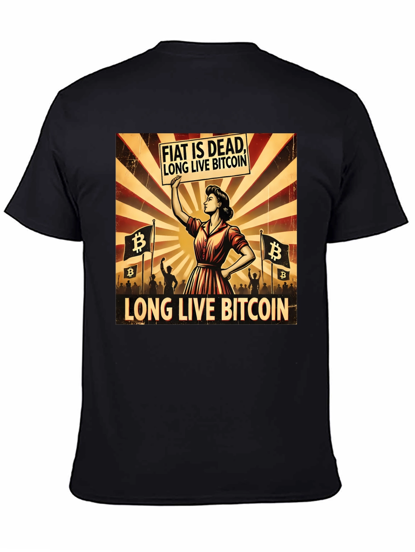 Fiat is Dead - Long Live Bitcoin T-Shirt