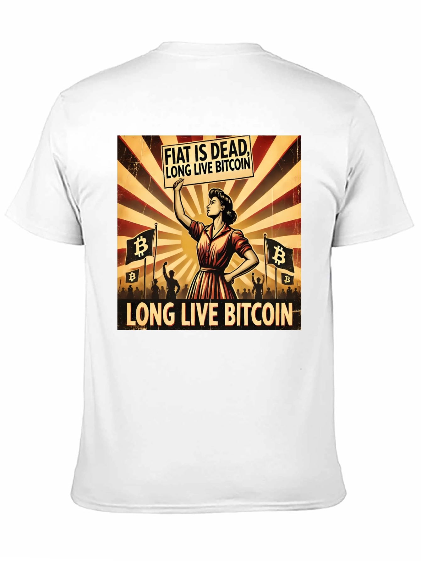 Fiat is Dead - Long Live Bitcoin T-Shirt