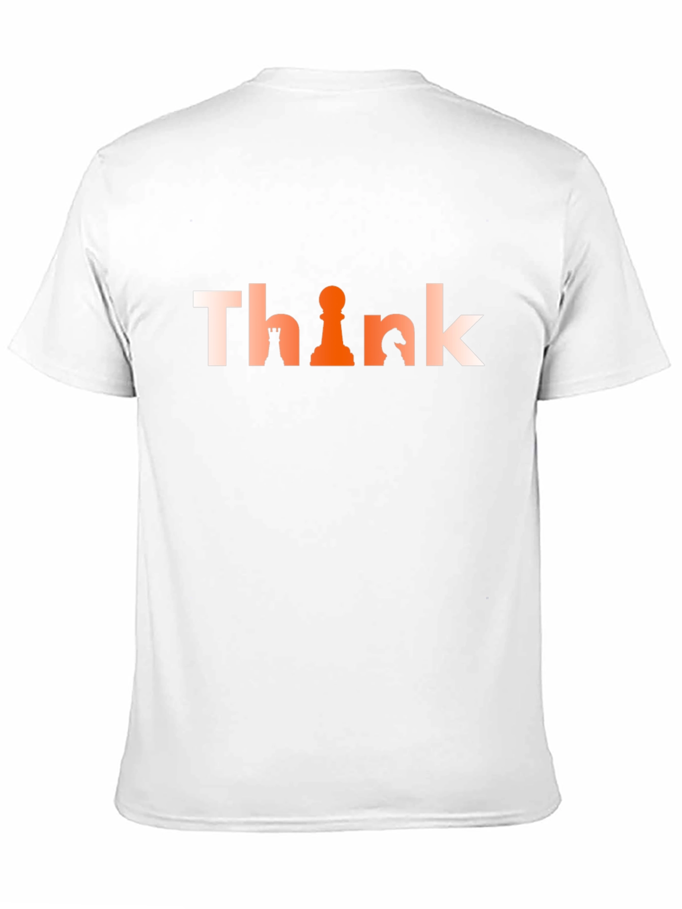 Think Chess Piece Graphic Tee - Strategy T-Shirt