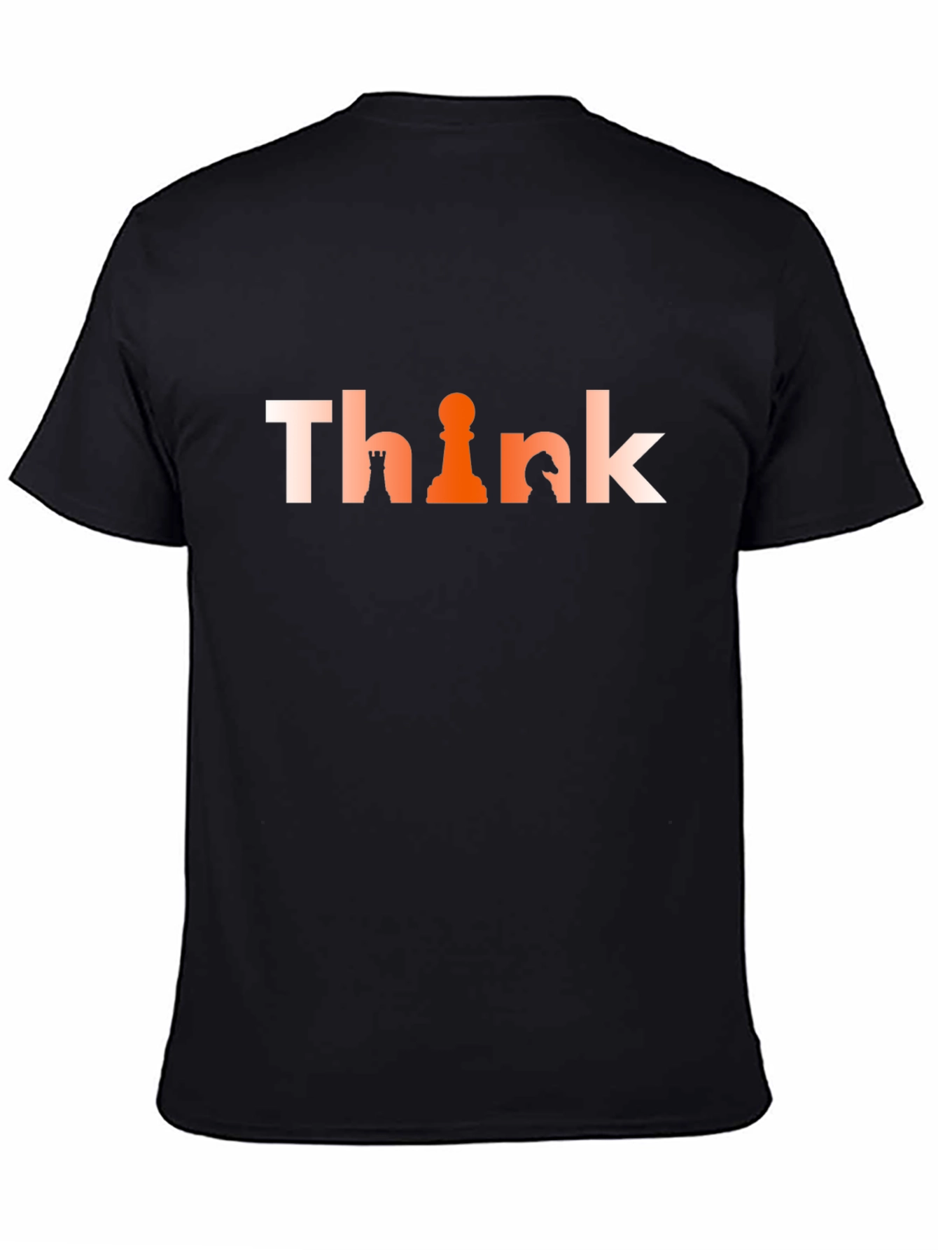 Think Chess Piece Graphic Tee - Strategy T-Shirt