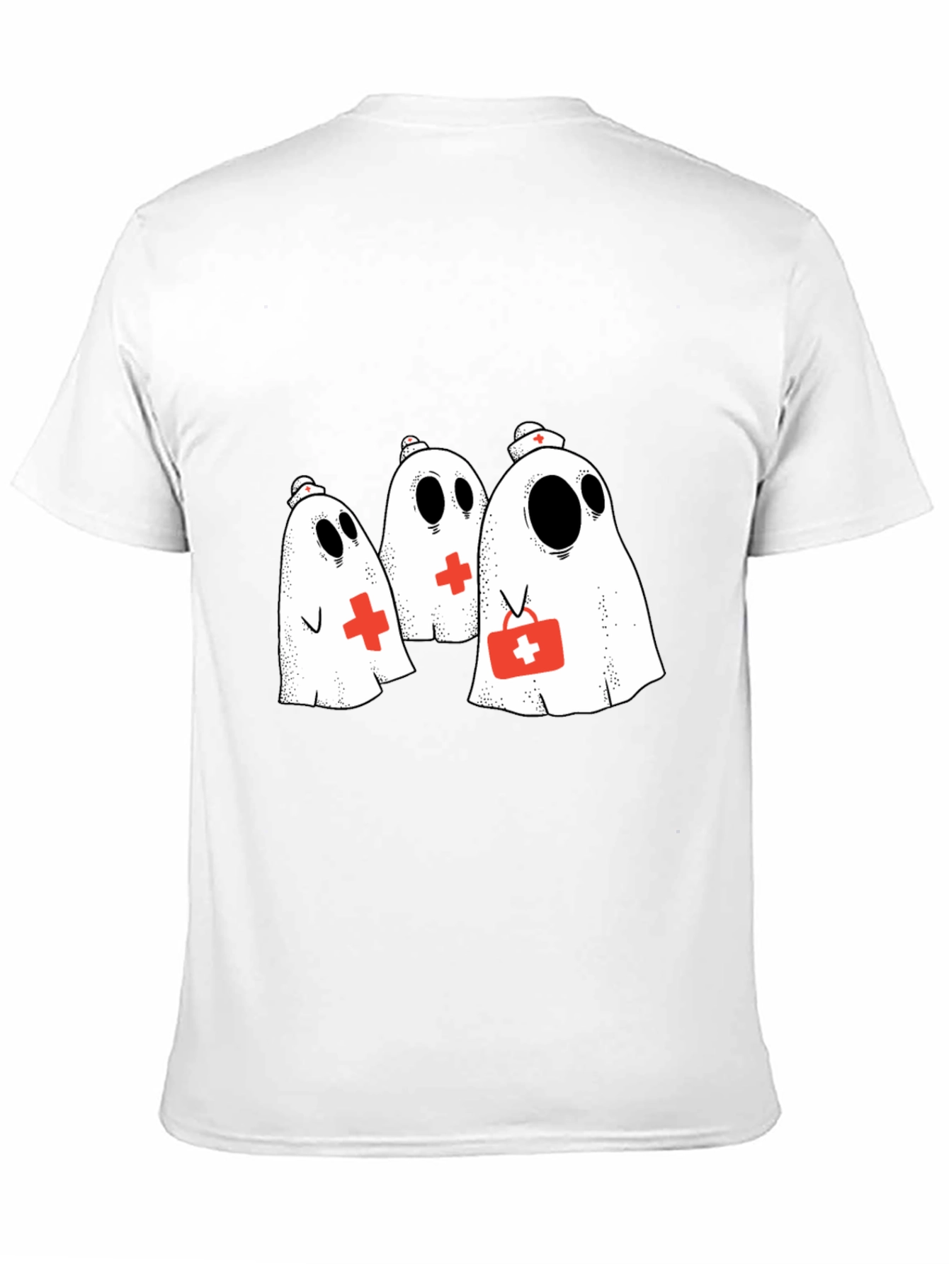 Nurse Ghost Graphic T-Shirt
