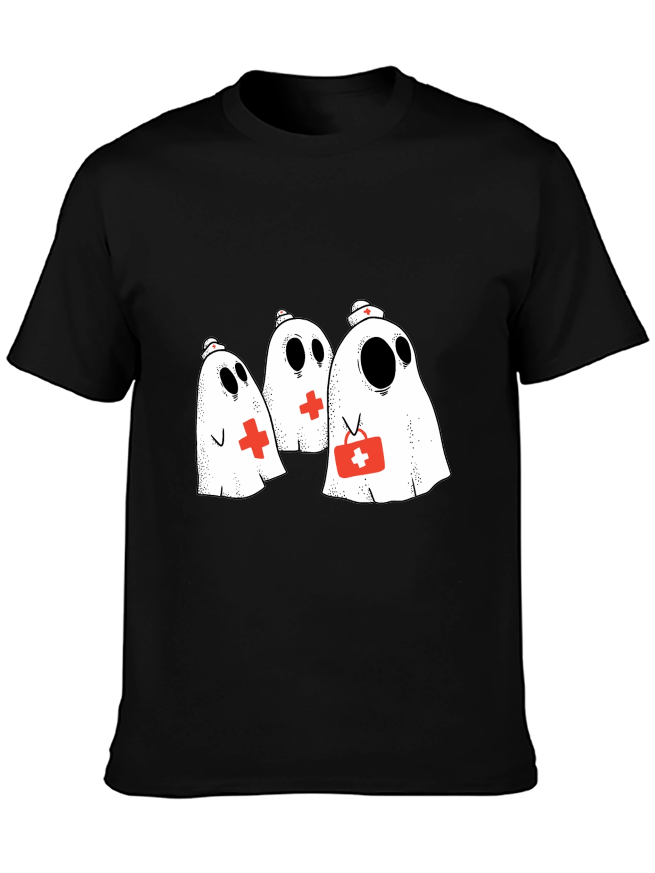 Nurse Ghost Graphic T-Shirt