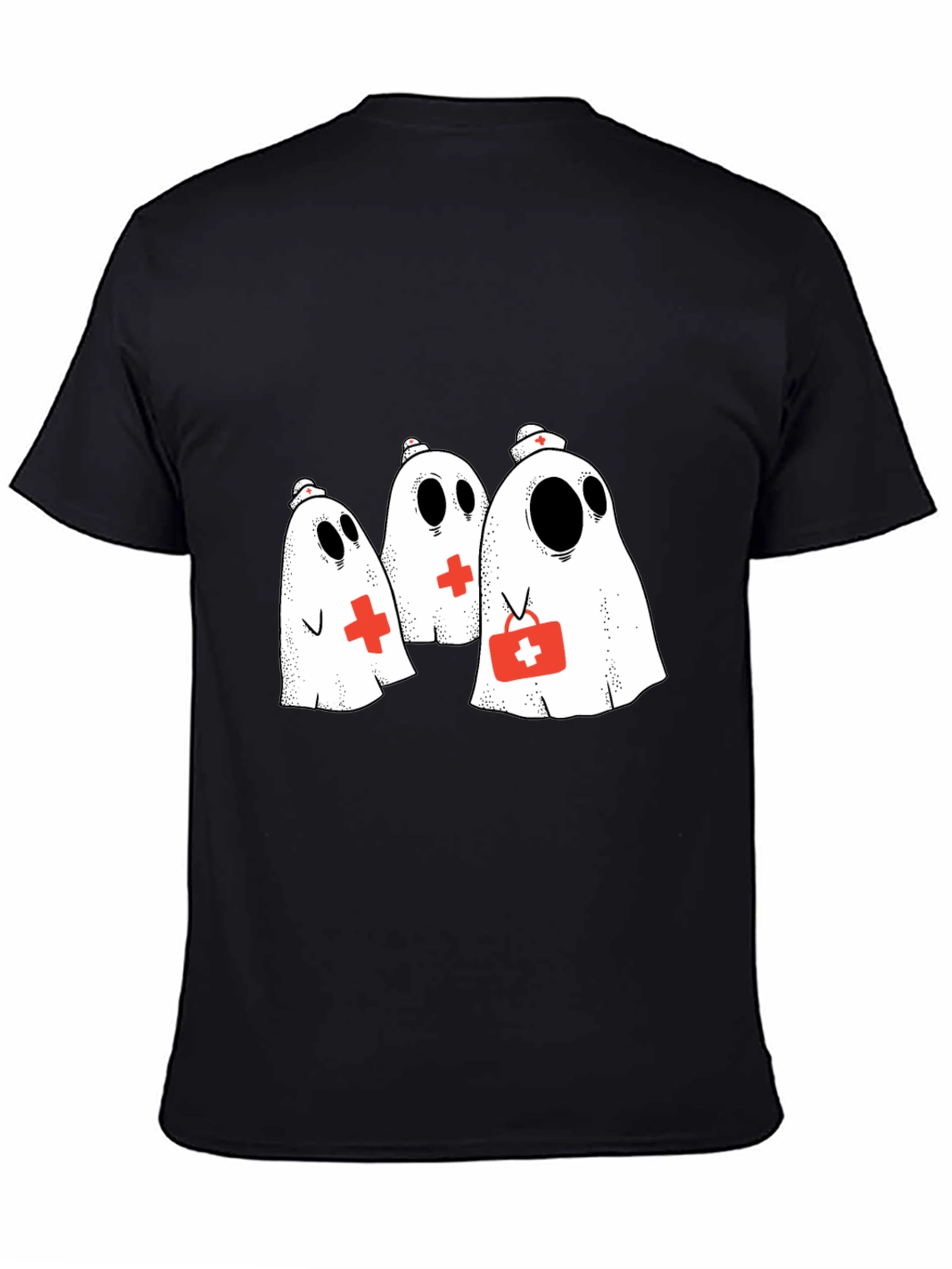 Nurse Ghost Graphic T-Shirt