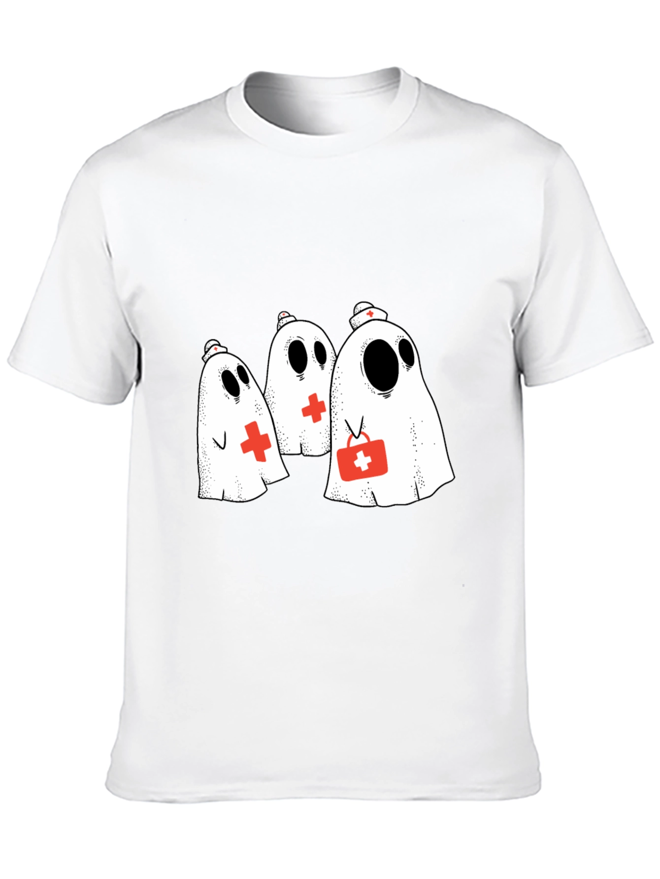 Nurse Ghost Graphic T-Shirt