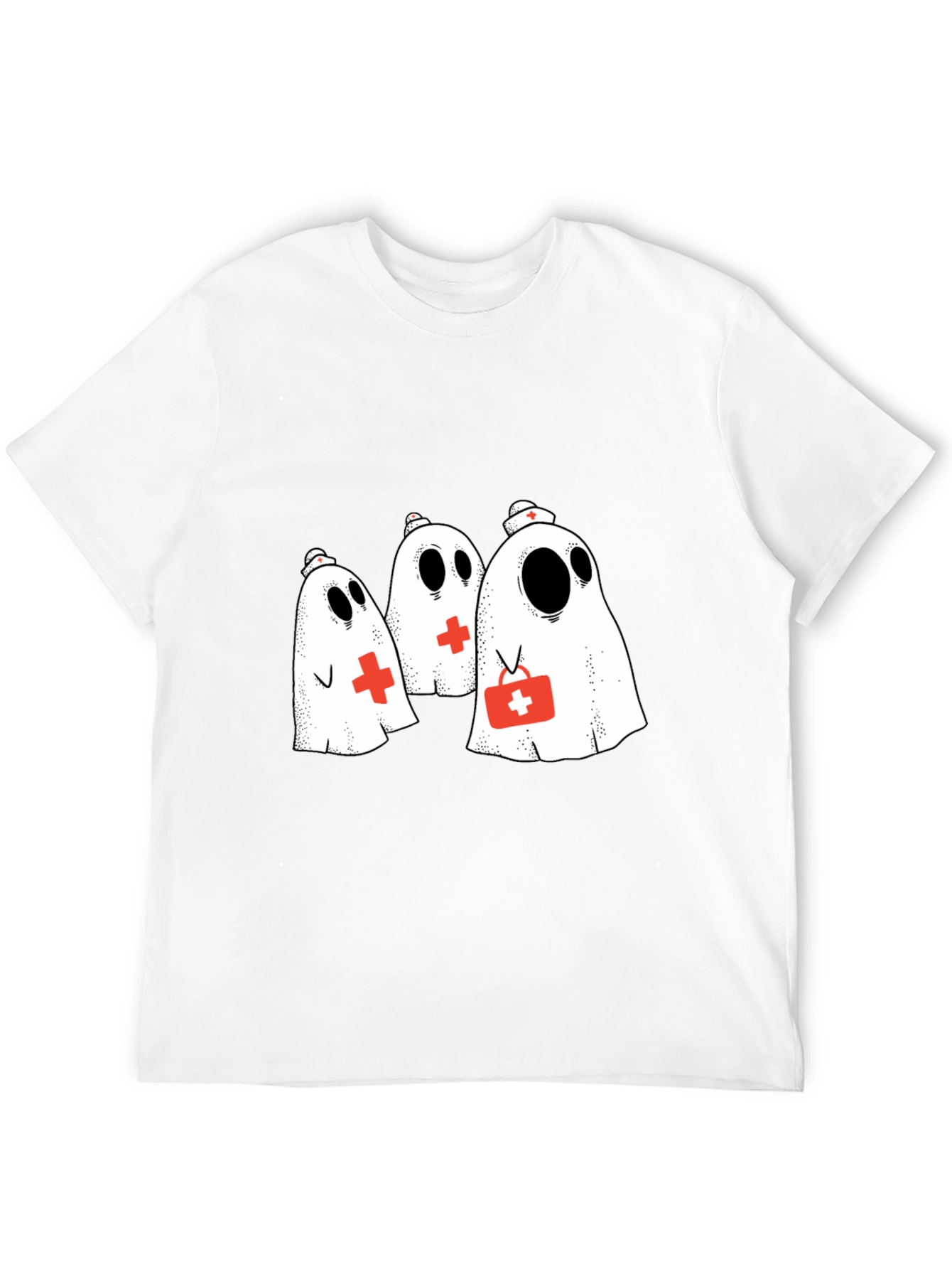 Nurse Ghost Graphic T-Shirt