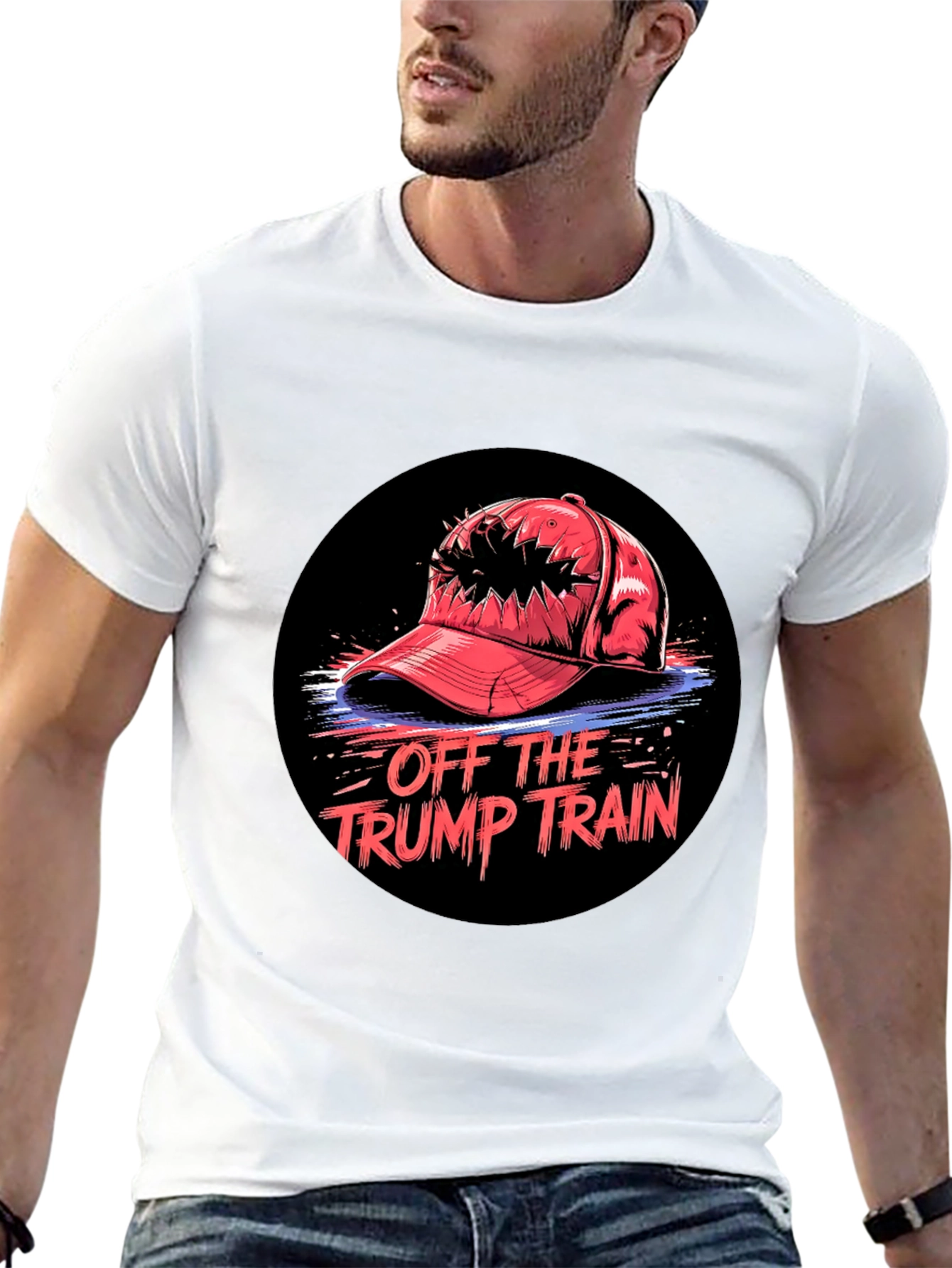 Off The Trump Train Graphic Tee