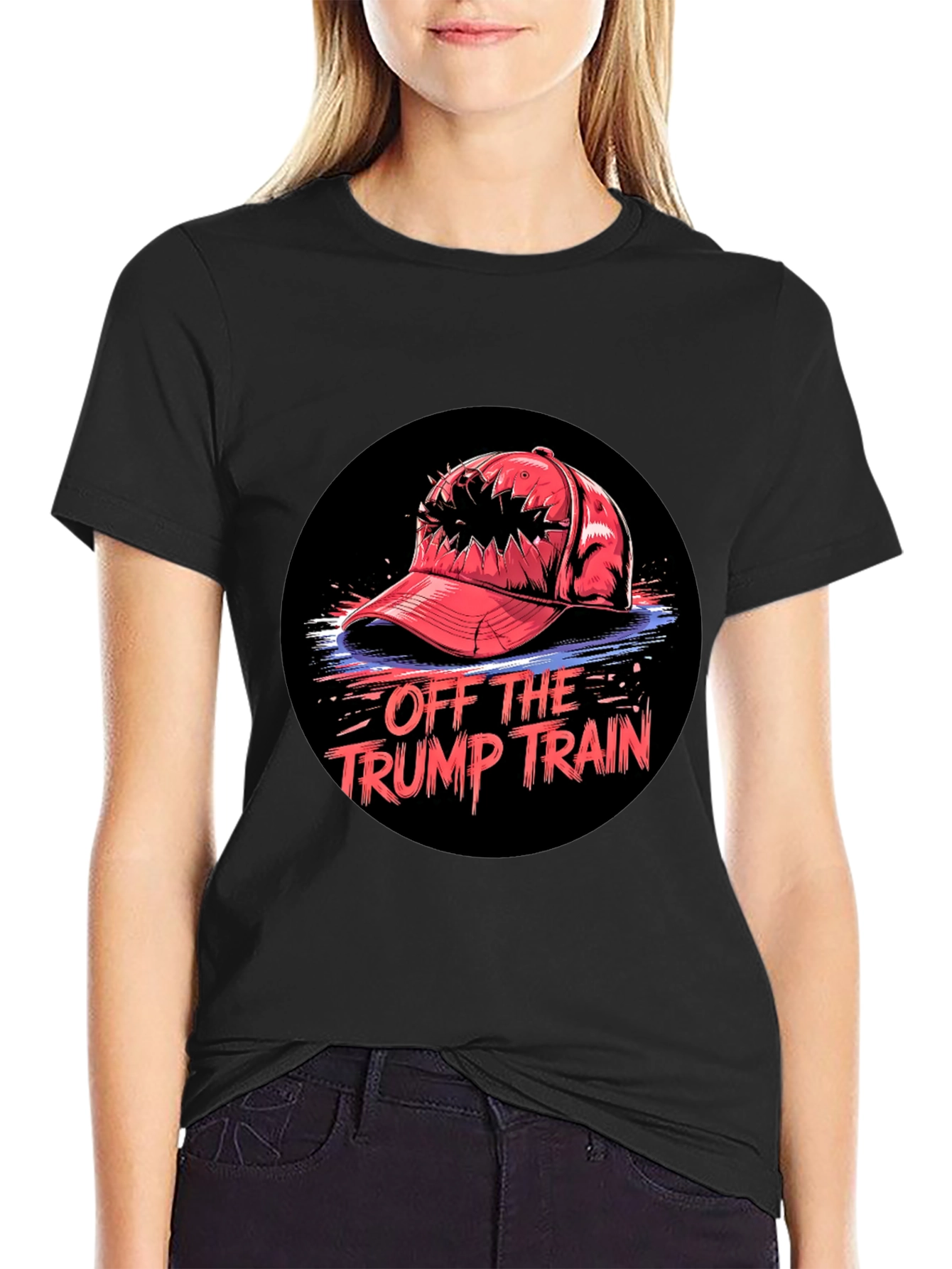Off The Trump Train Graphic Tee