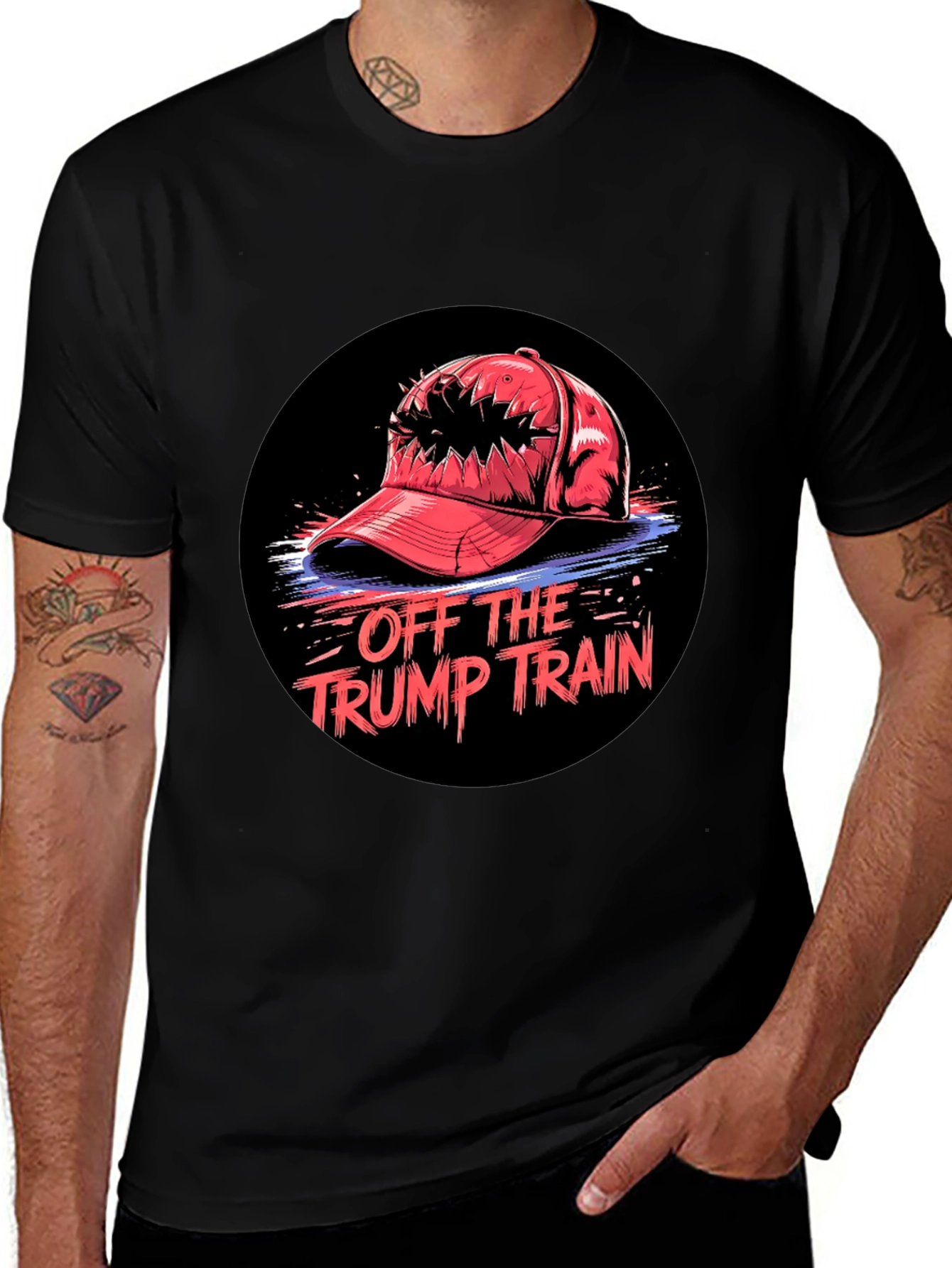 Off The Trump Train Graphic Tee