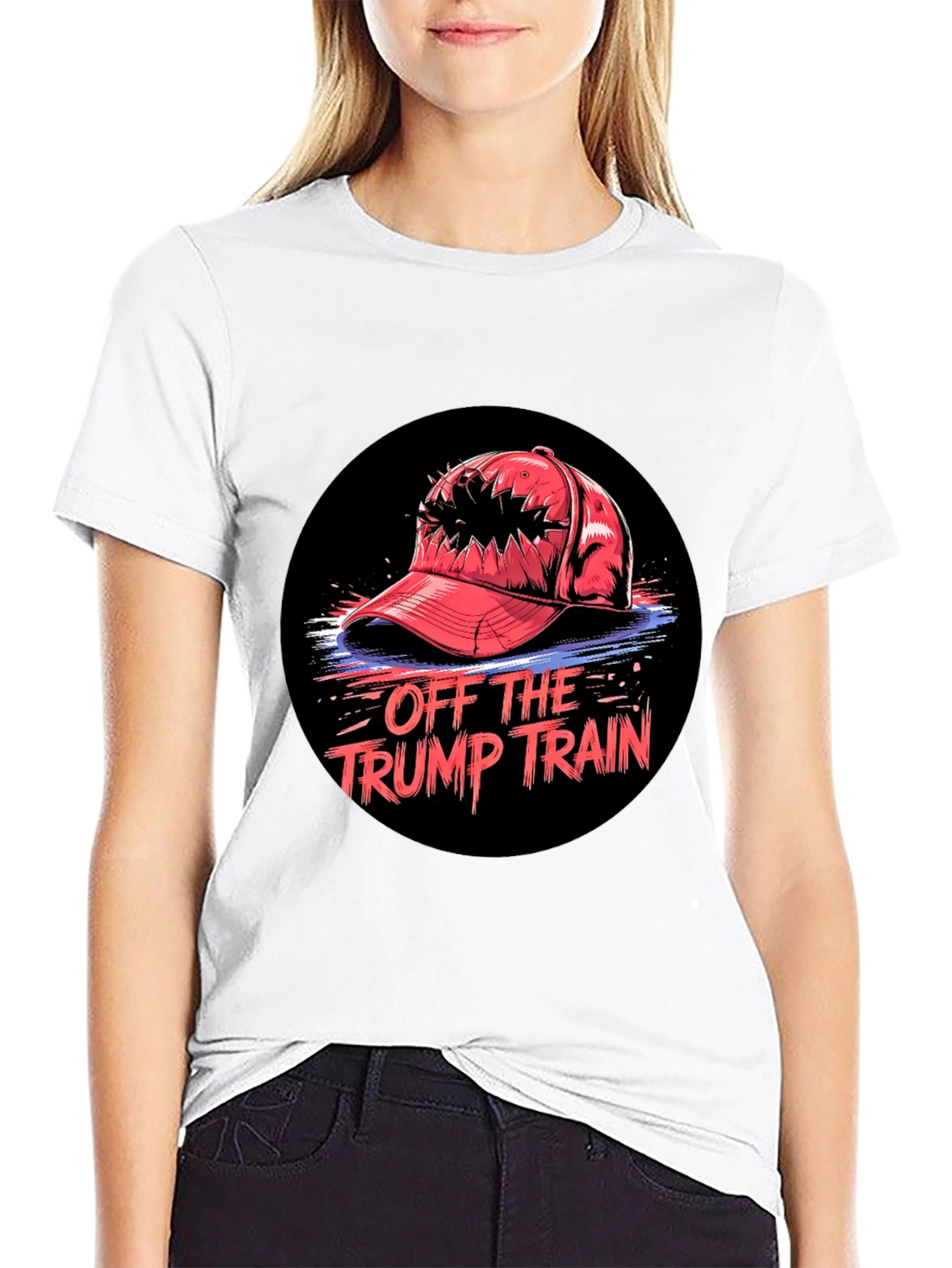 Off The Trump Train Graphic Tee