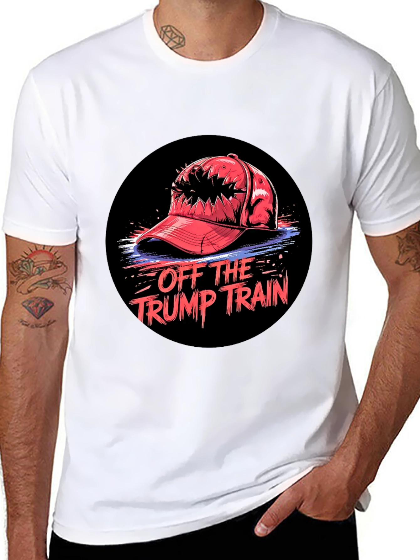 Off The Trump Train Graphic Tee