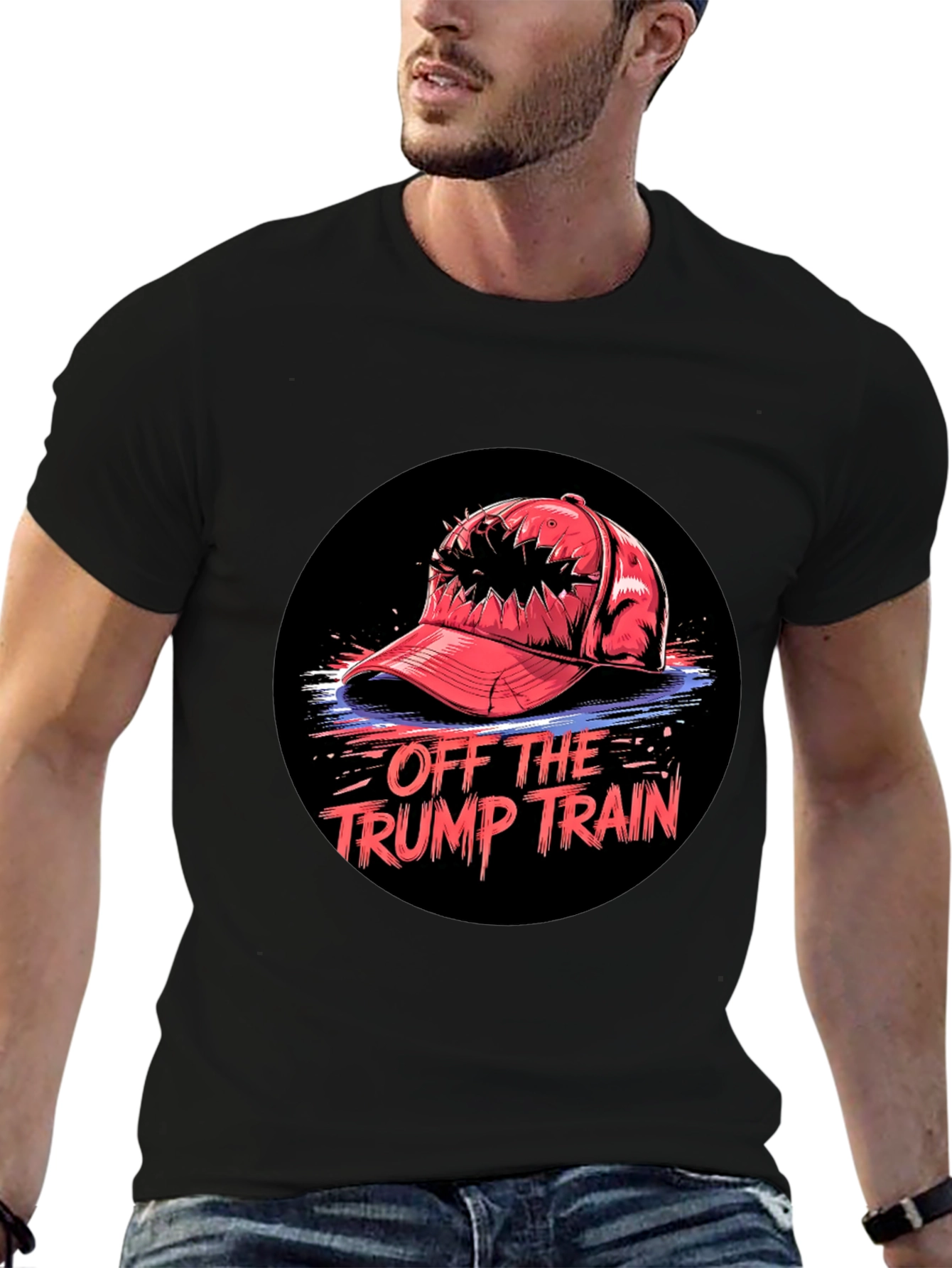 Off The Trump Train Graphic Tee