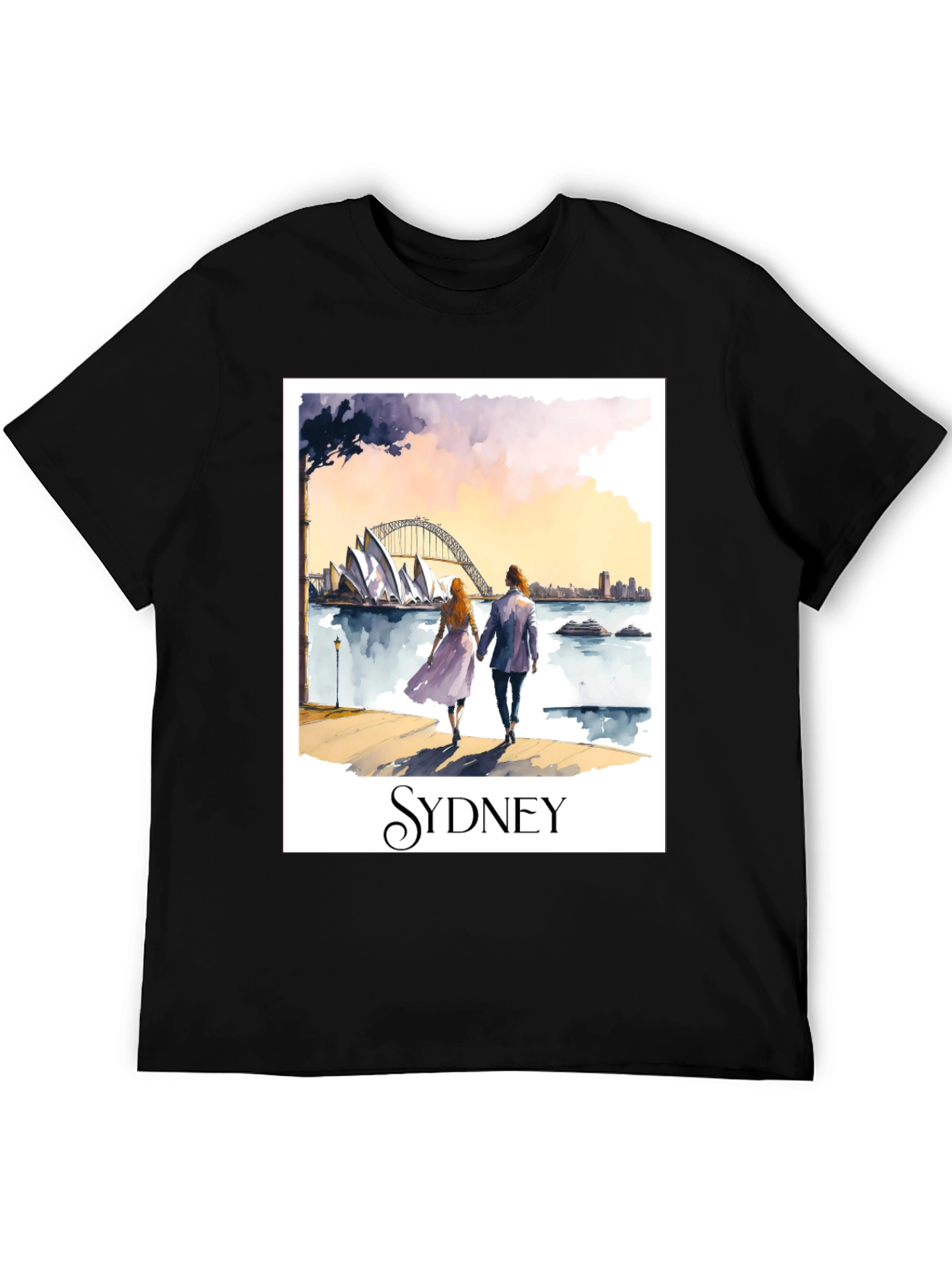 Sydney Opera House Scenic Graphic T-Shirt