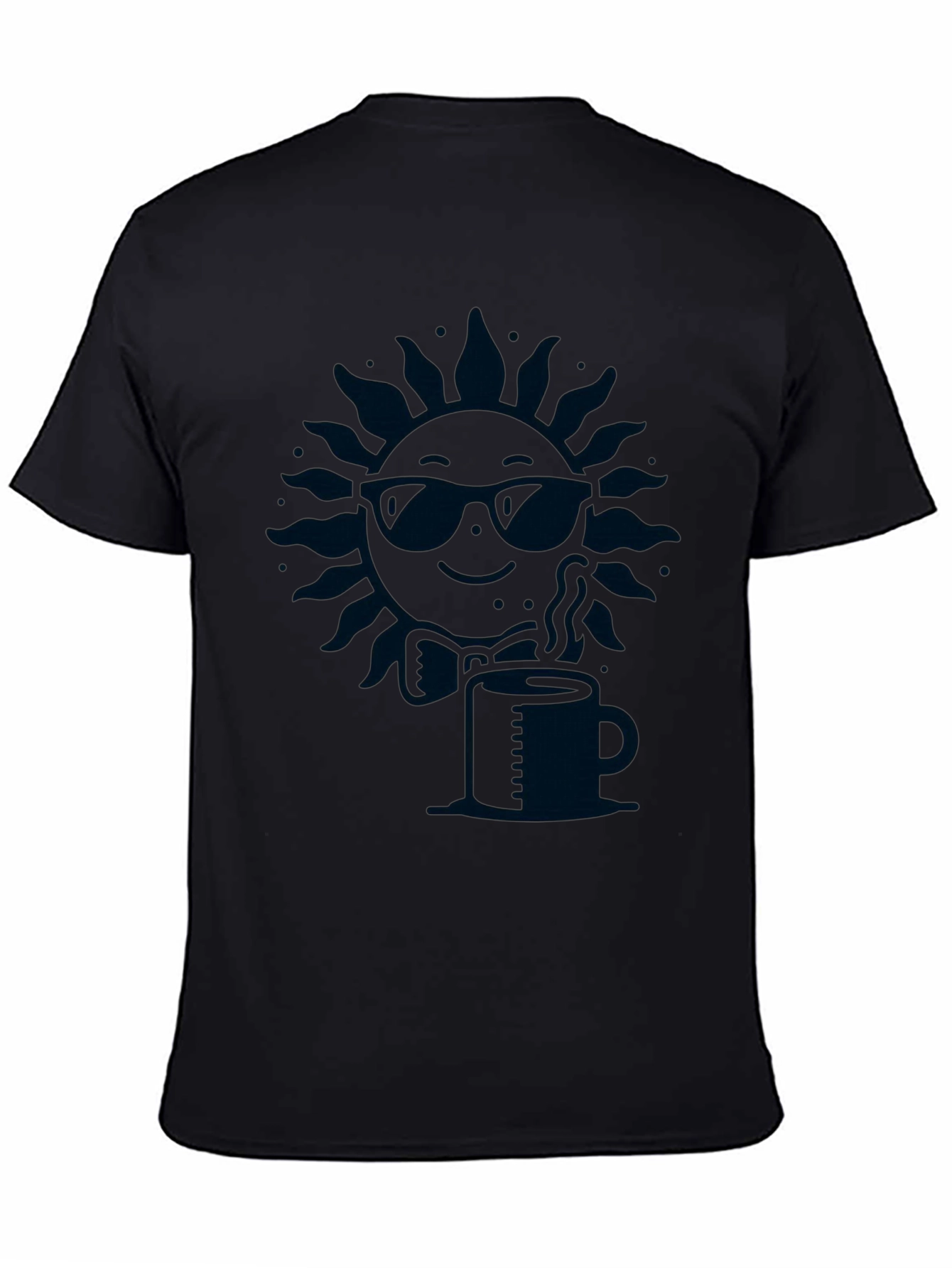 Cool Sun Coffee Tee - Stylish Graphic T-Shirt
