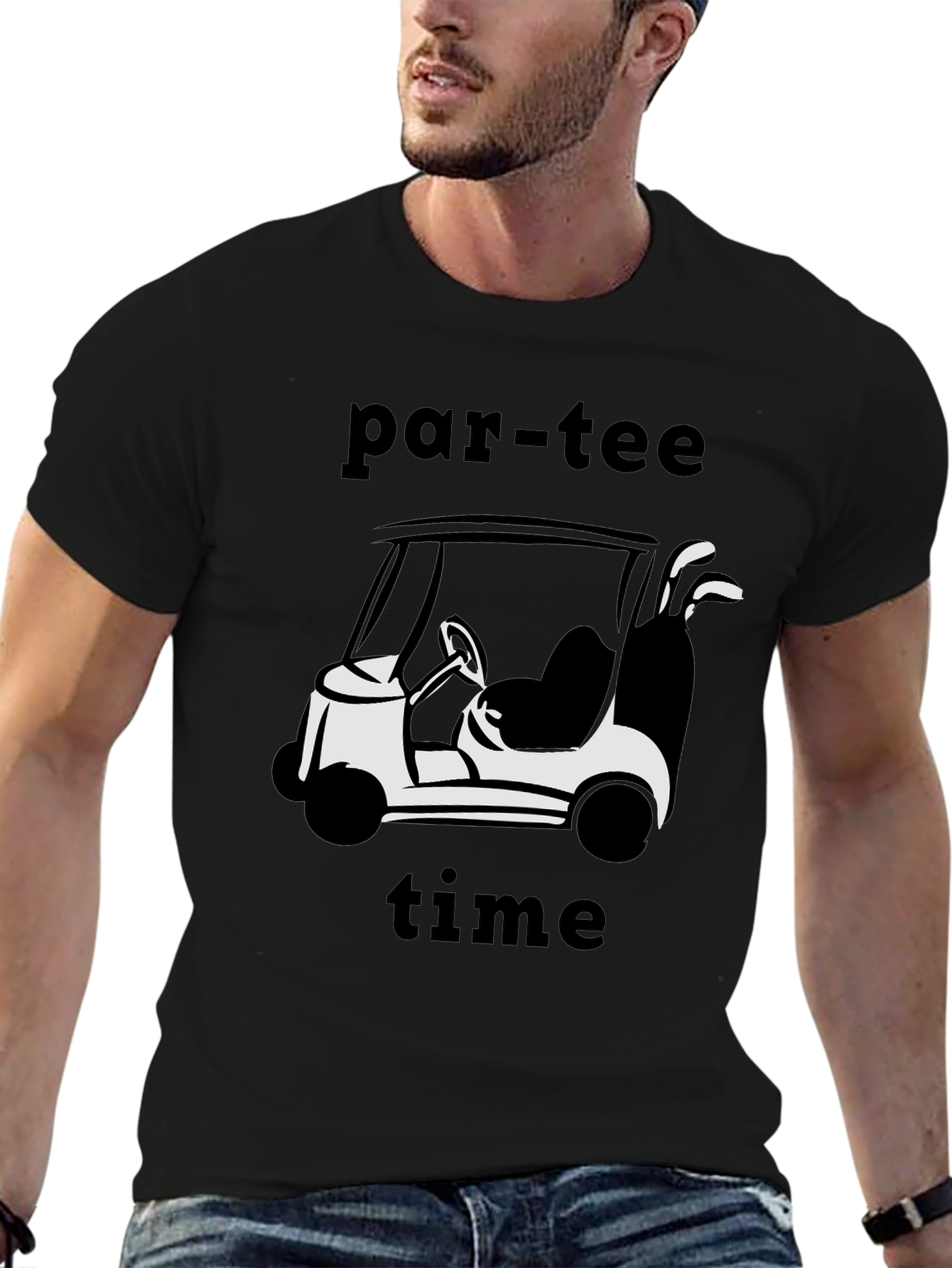 Par-Tee Time Golf Cart Graphic Tee