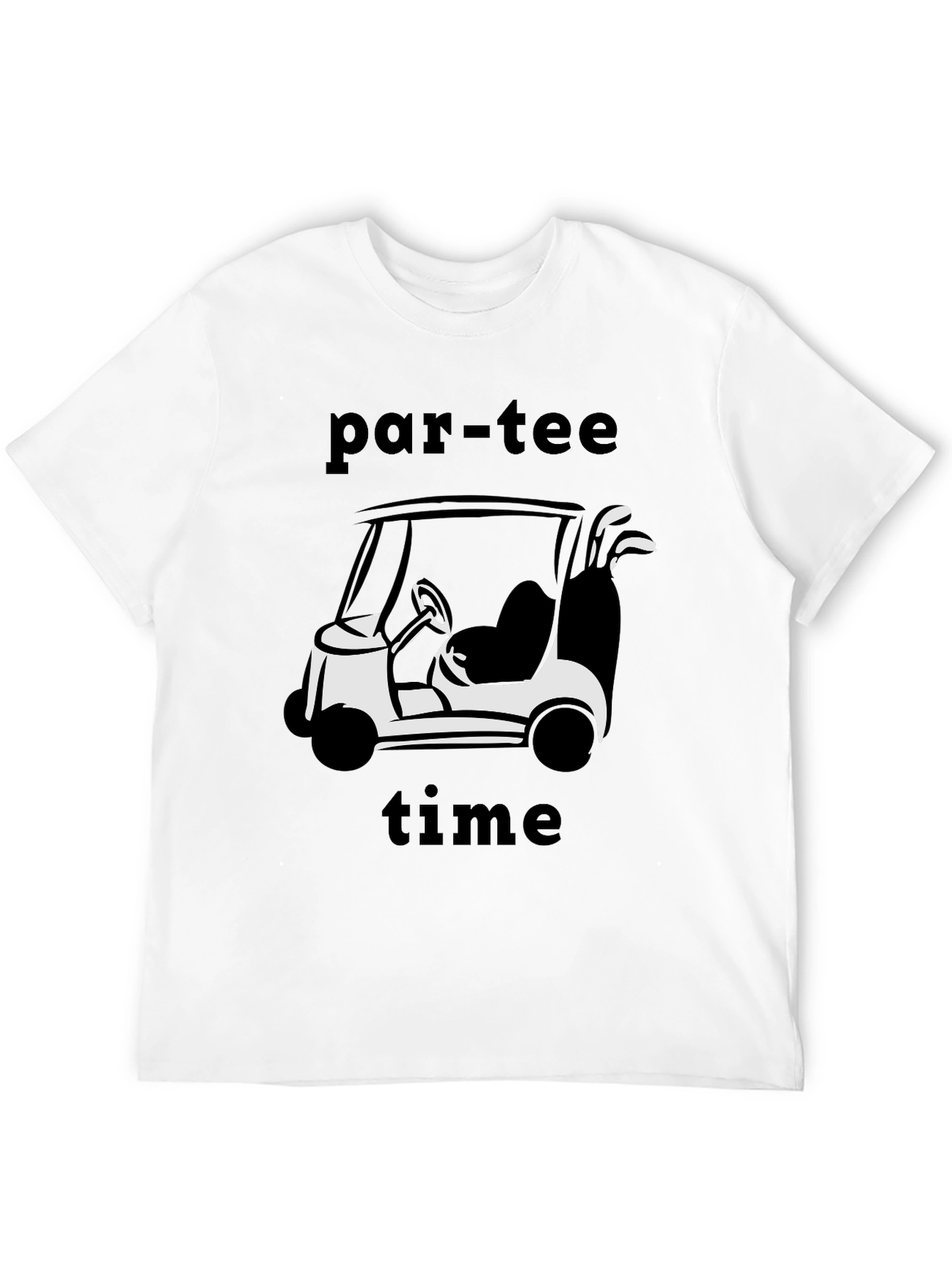Par-Tee Time Golf Cart Graphic Tee