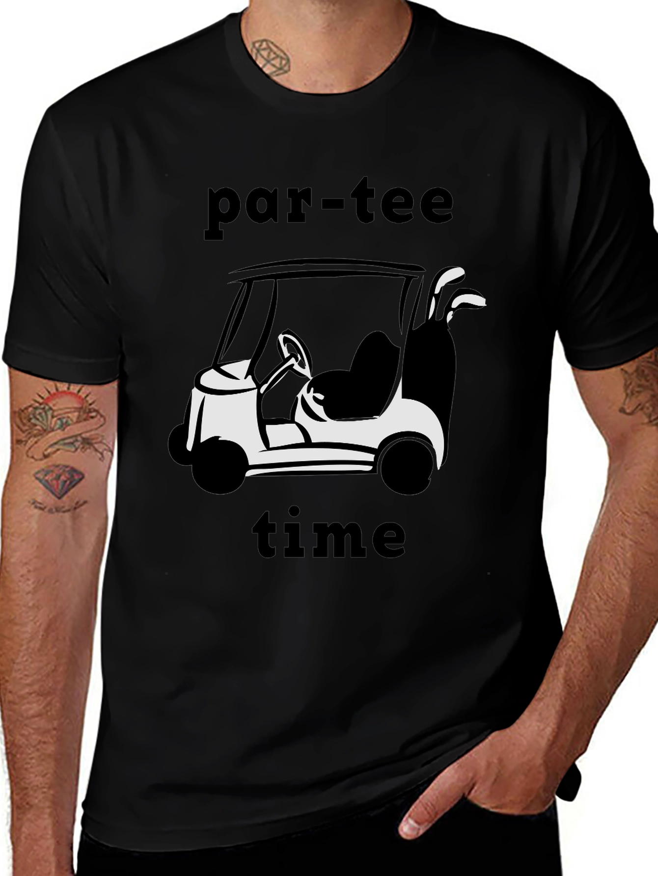 Par-Tee Time Golf Cart Graphic Tee
