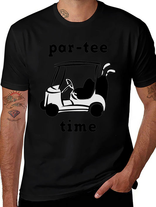 Par-Tee Time Golf Cart Graphic Tee