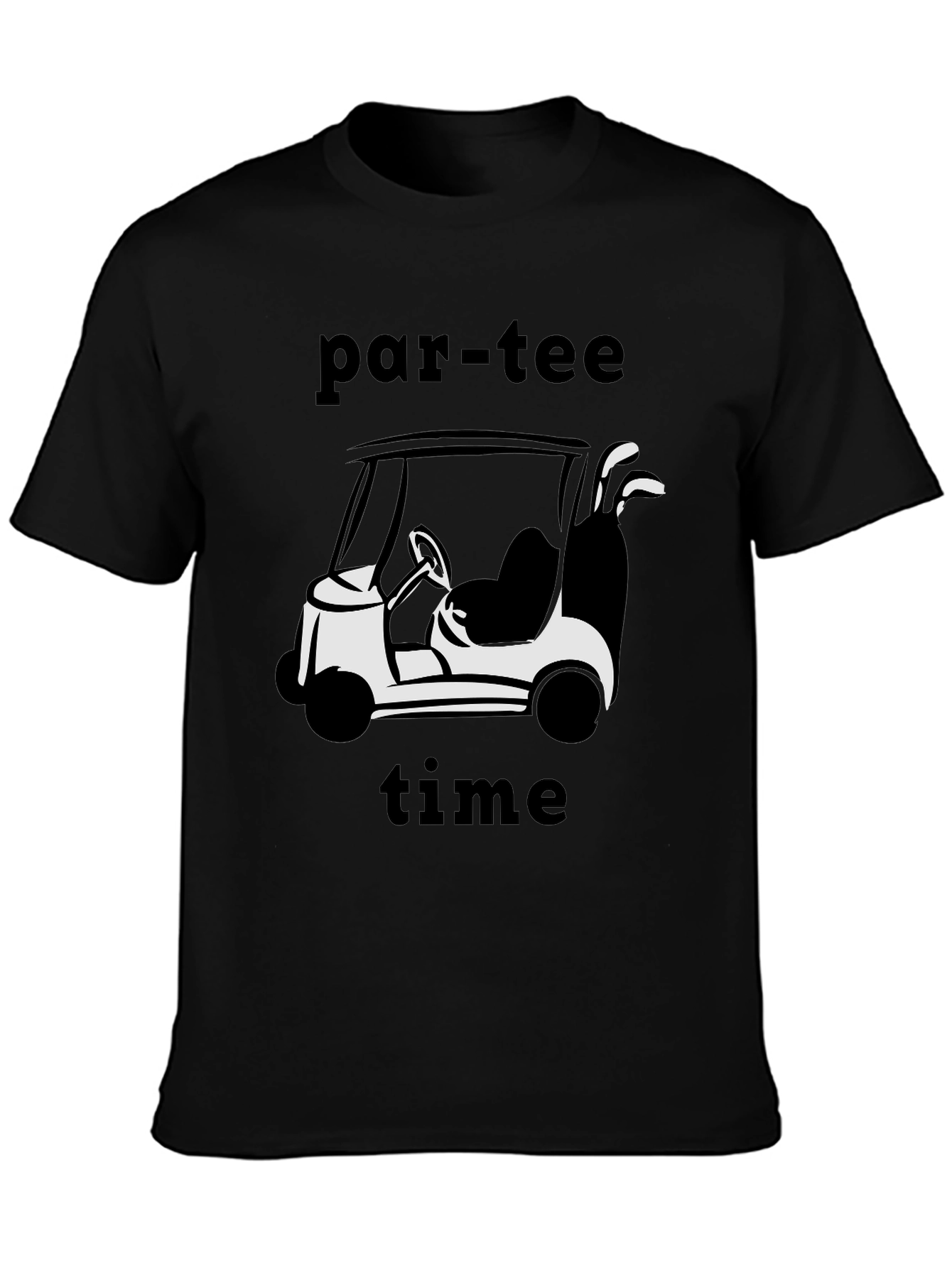 Par-Tee Time Golf Cart Graphic Tee