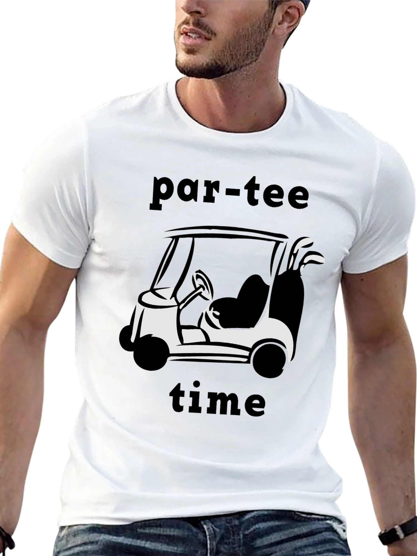 Par-Tee Time Golf Cart Graphic Tee