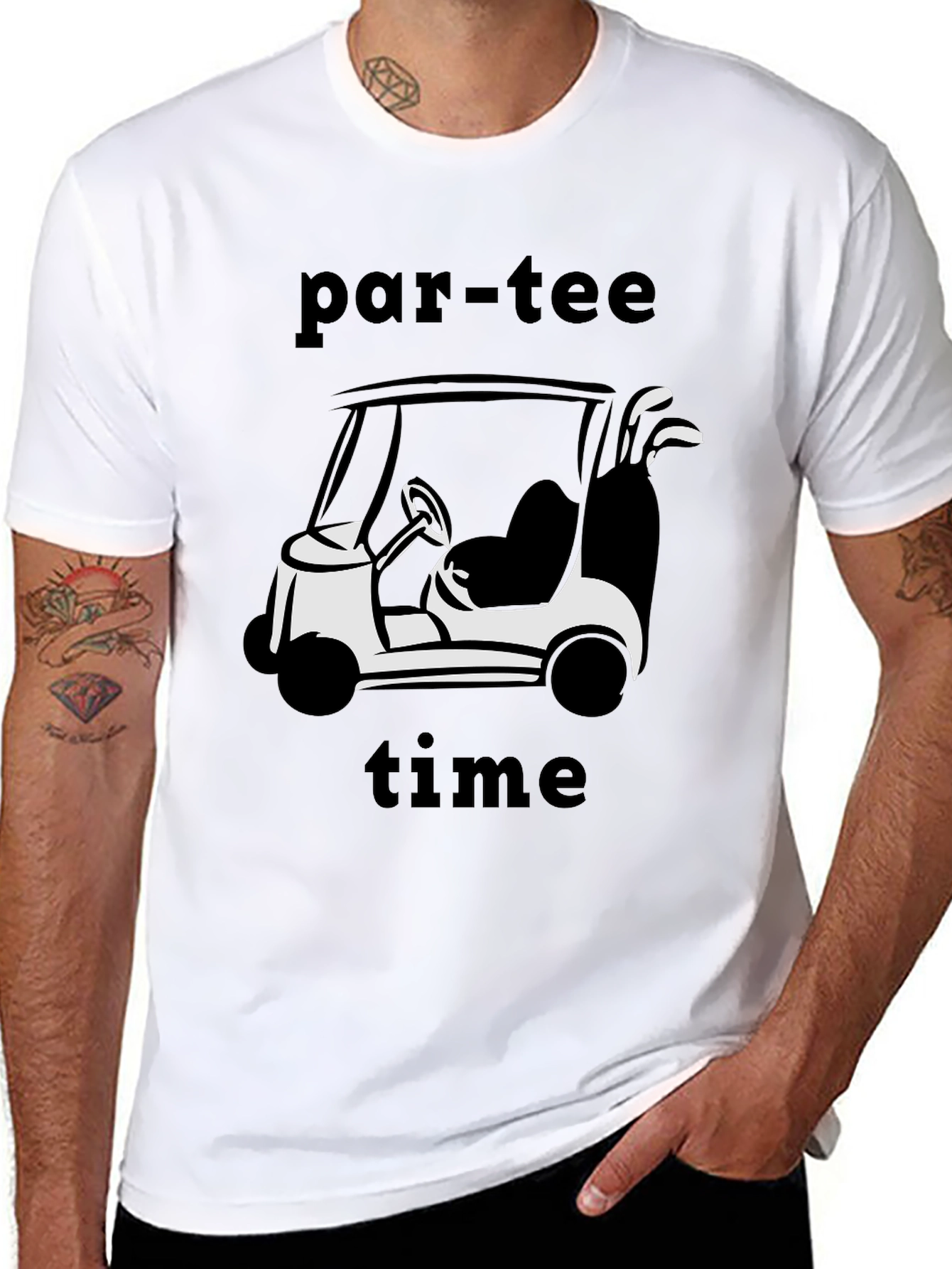 Par-Tee Time Golf Cart Graphic Tee