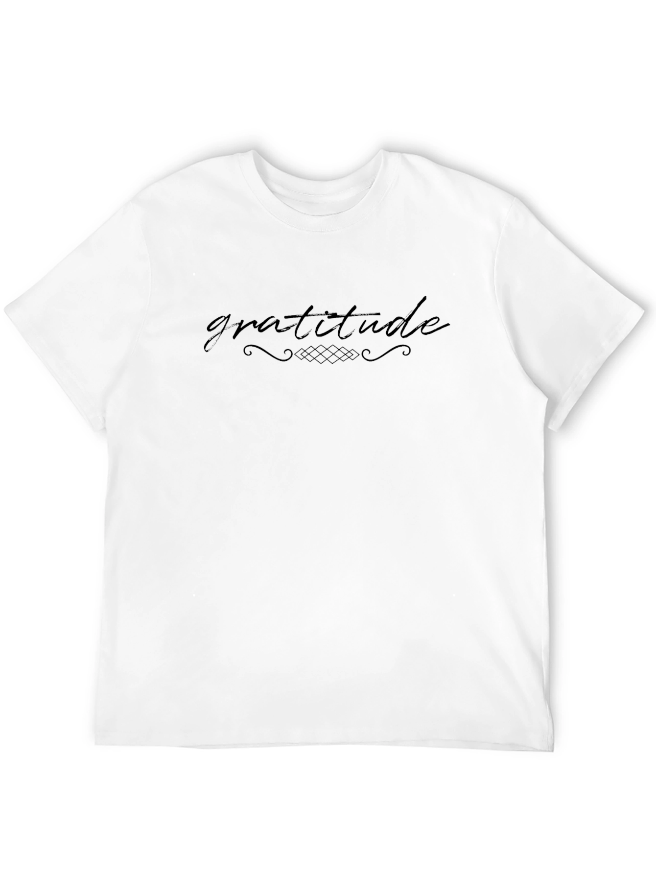Gratitude Tee - Mens Black Short Sleeve Shirt