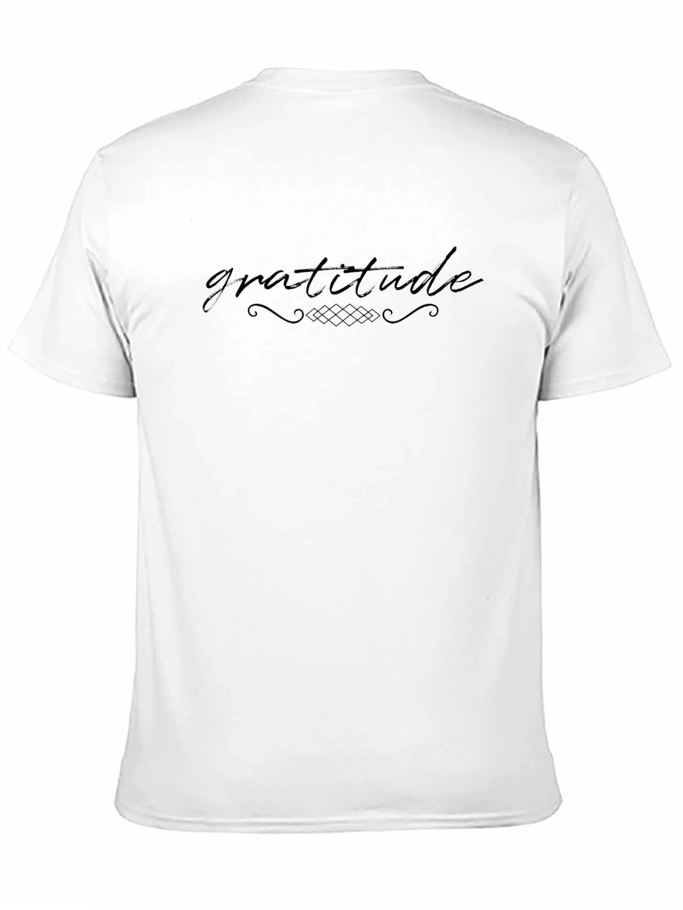 Gratitude Tee - Mens Black Short Sleeve Shirt
