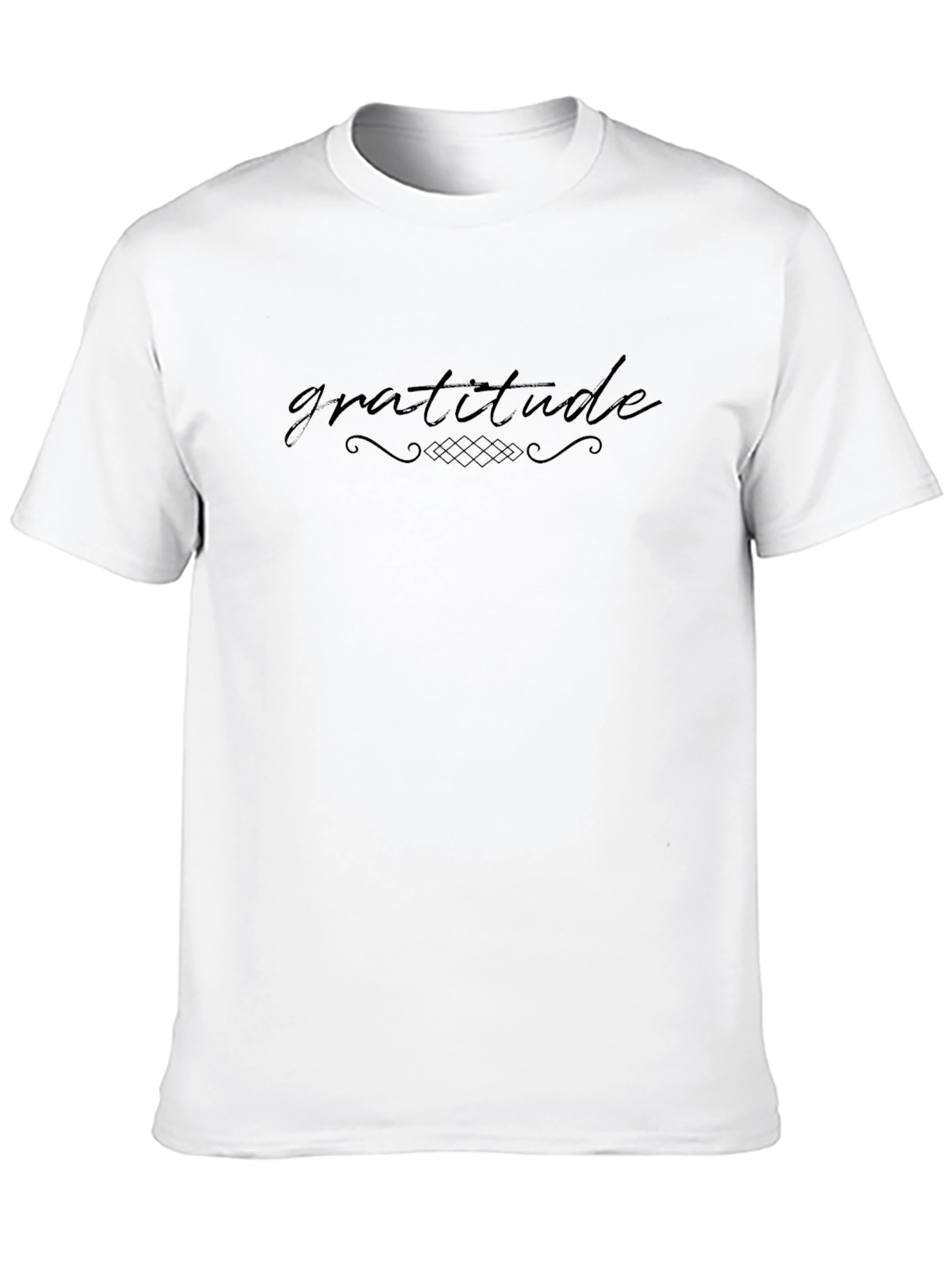 Gratitude Tee - Mens Black Short Sleeve Shirt