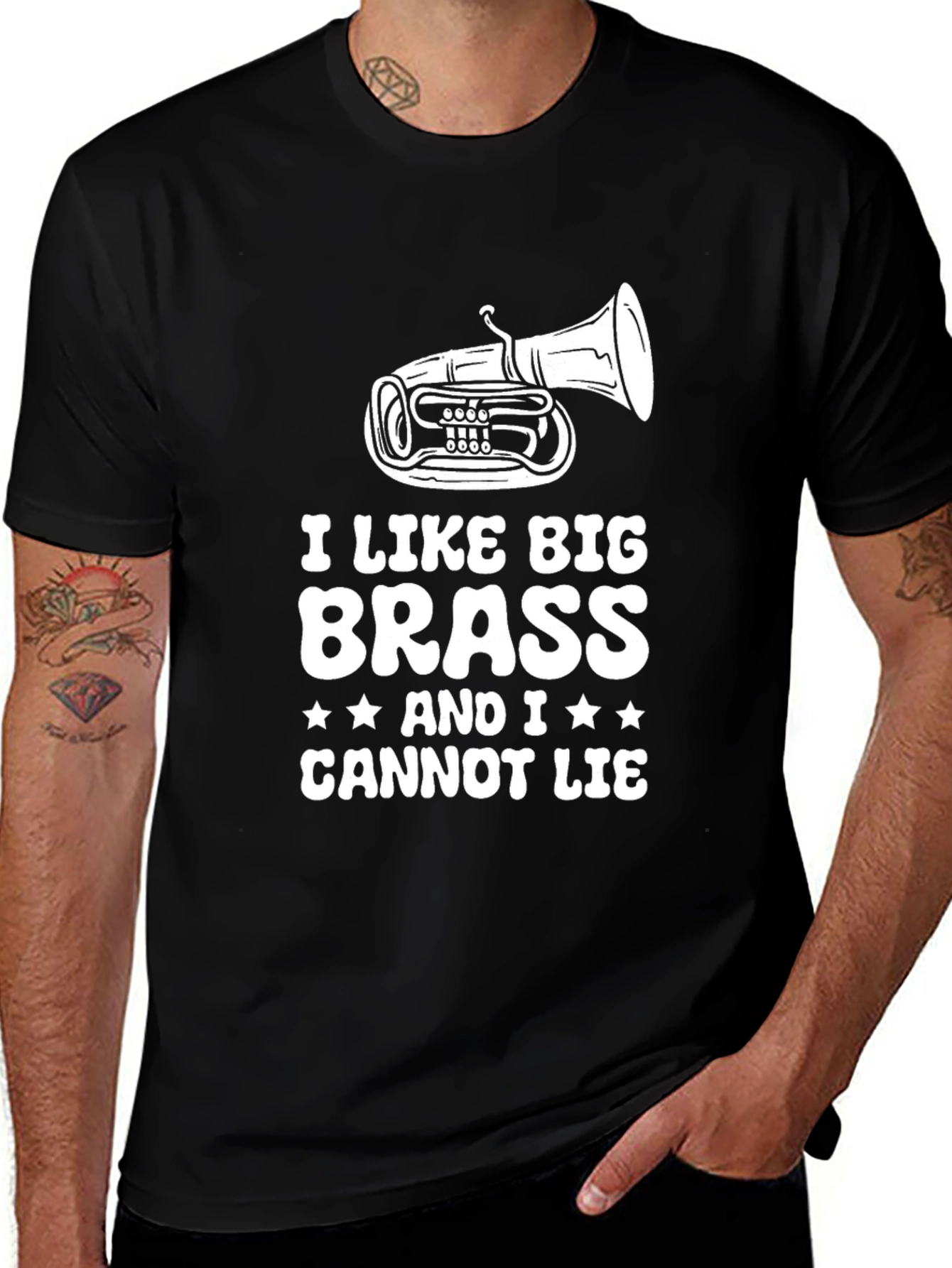 I Like Big Brass T-Shirt - Funny Musician Tee