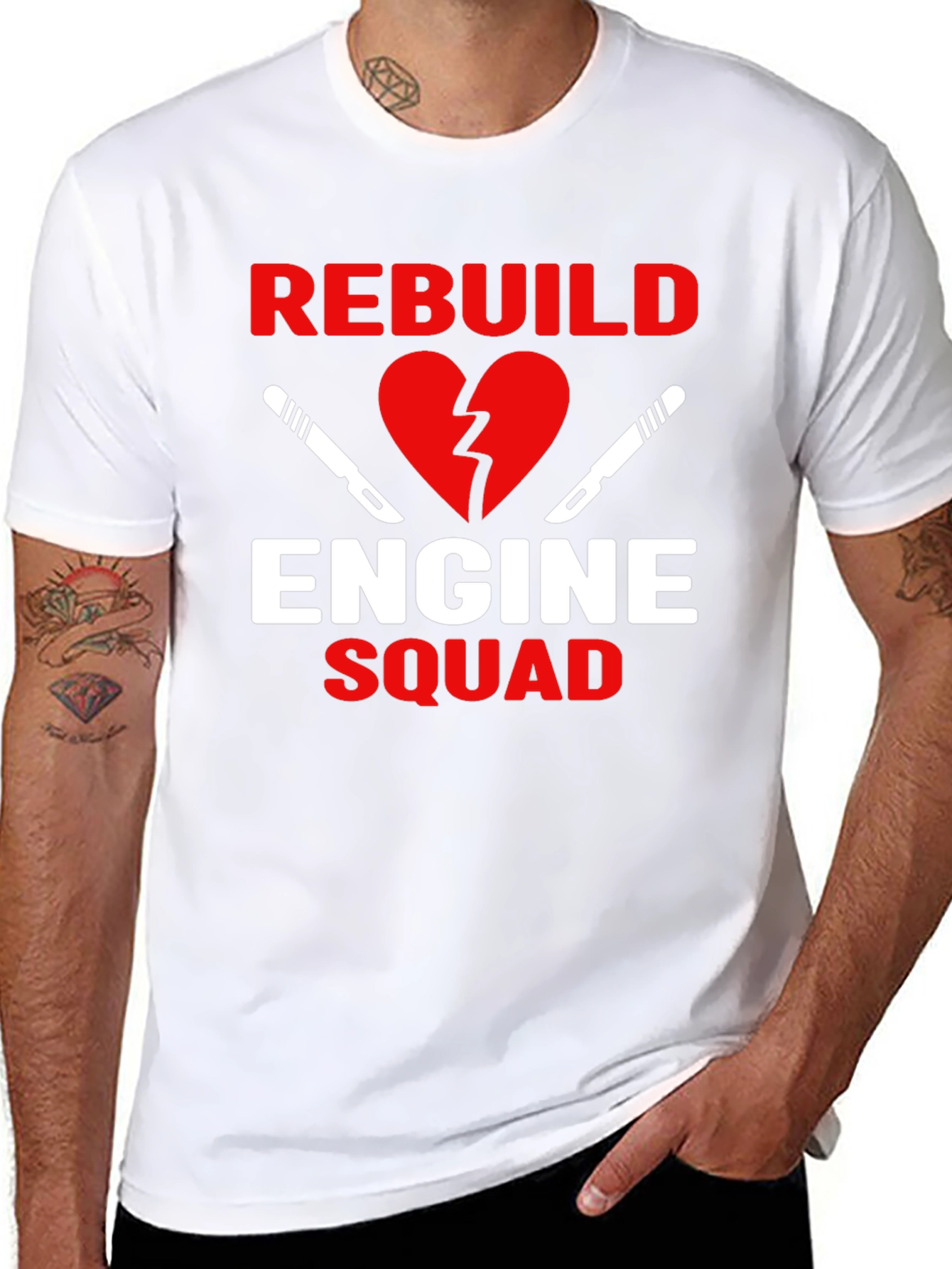 Rebuild Engine Squad Graphic Tee