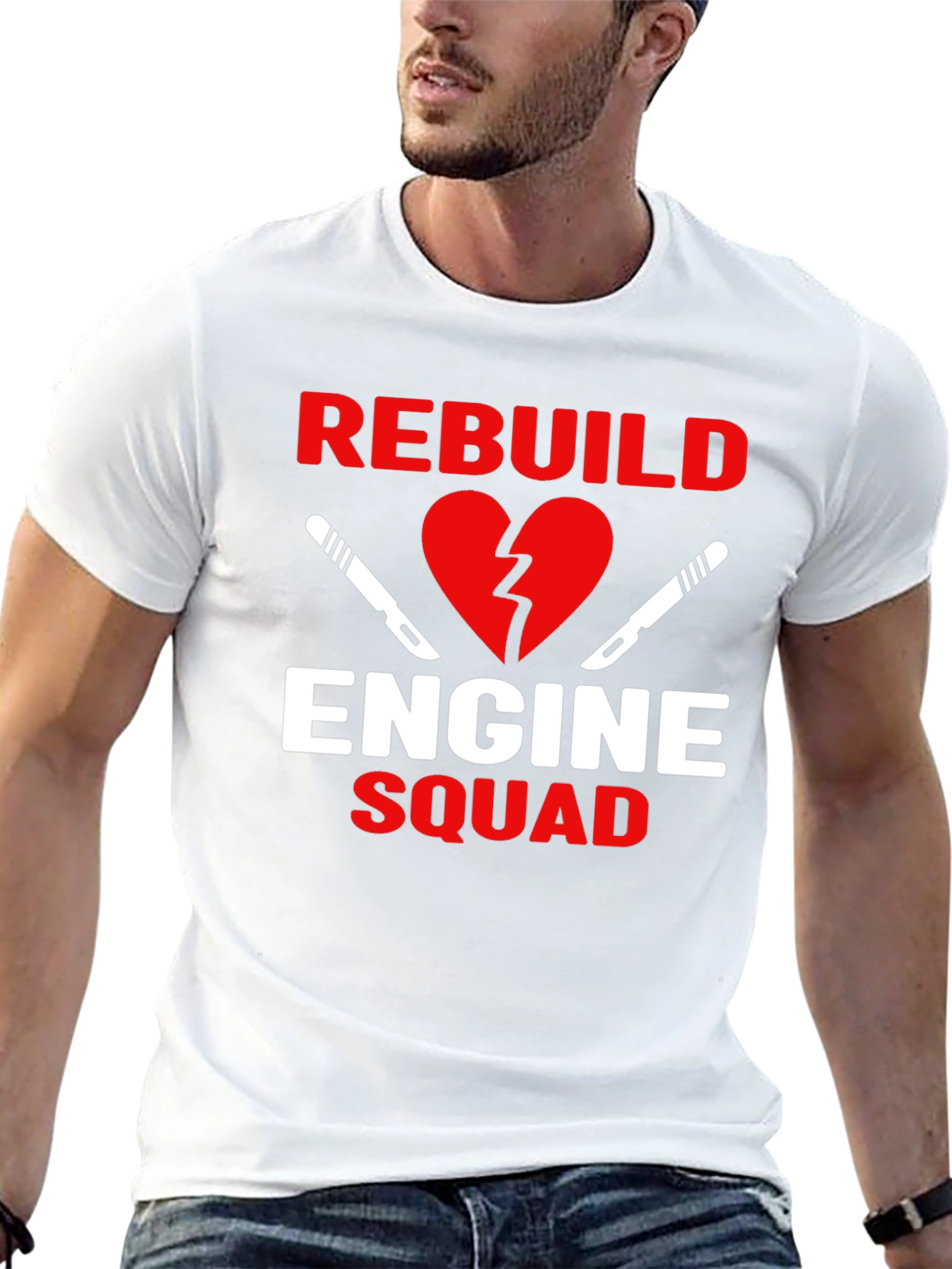 Rebuild Engine Squad Graphic Tee
