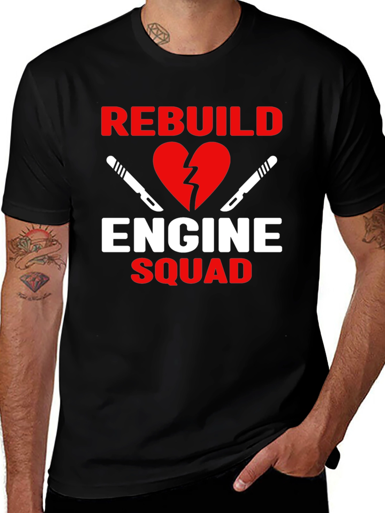 Rebuild Engine Squad Graphic Tee