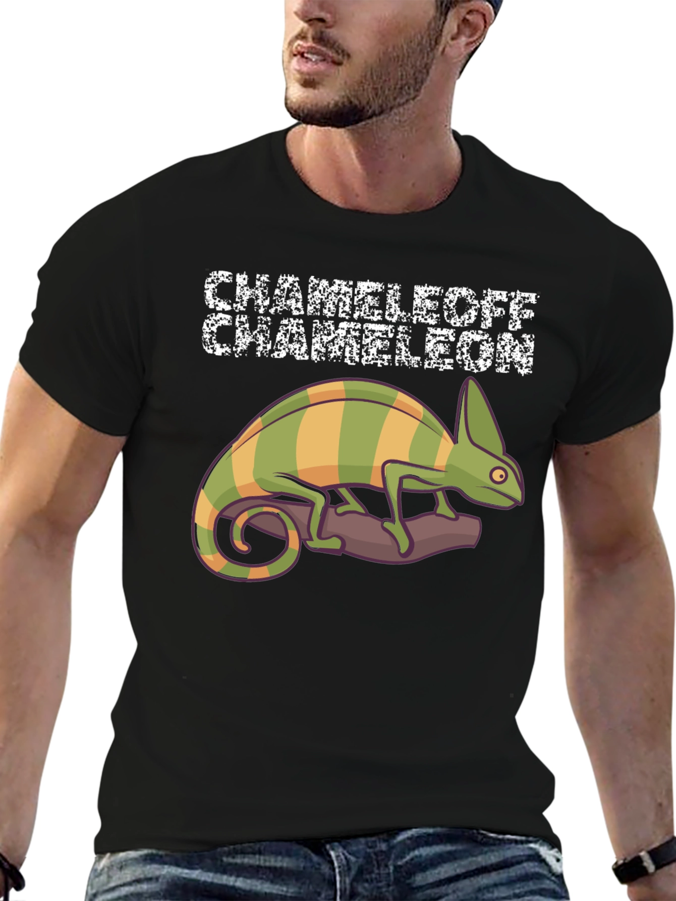 Chameleoff Chameleon T-Shirt - Cool Reptile Tee