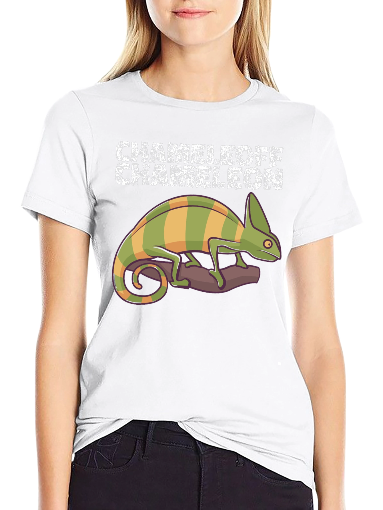 Chameleoff Chameleon T-Shirt - Cool Reptile Tee