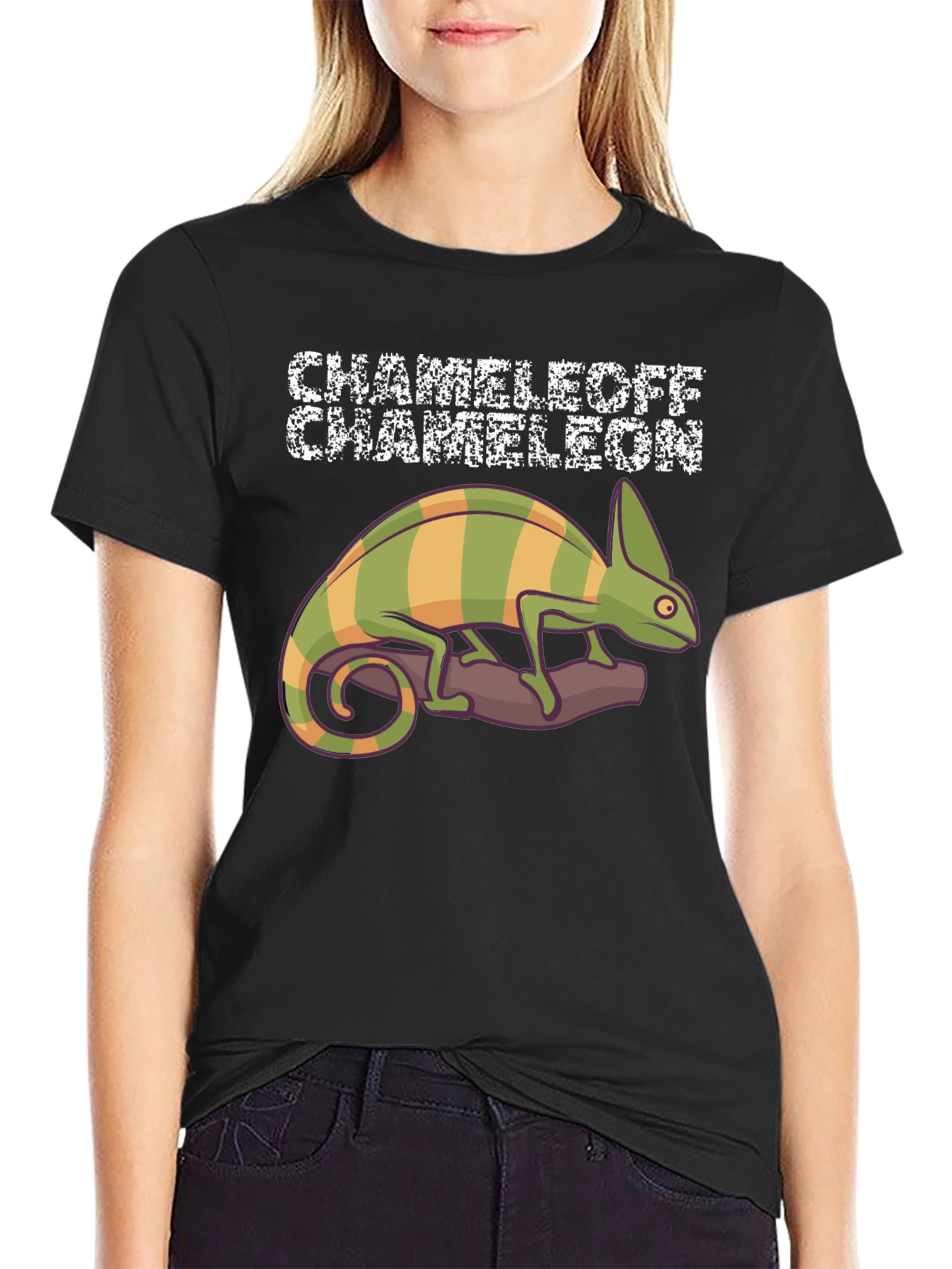 Chameleoff Chameleon T-Shirt - Cool Reptile Tee