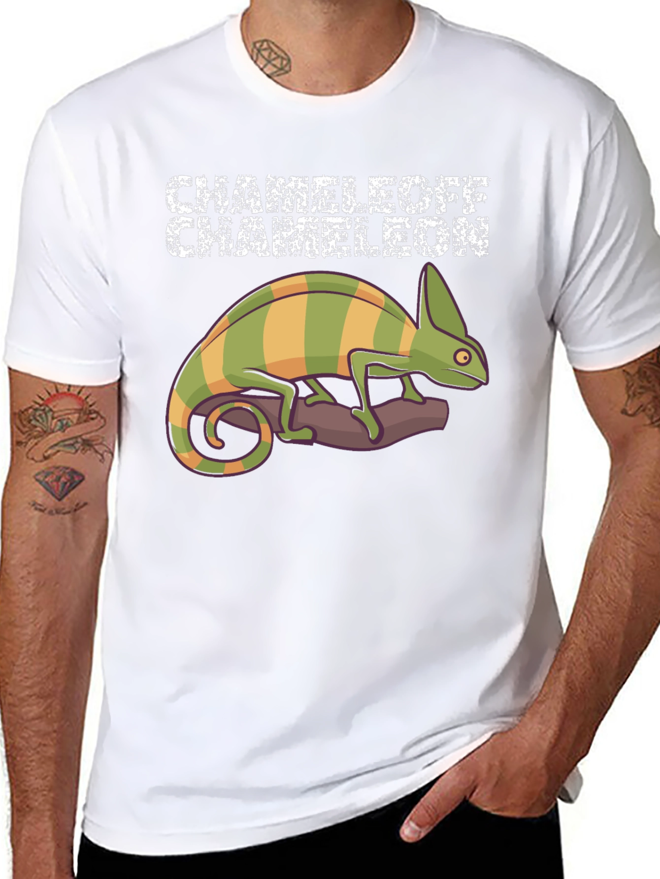 Chameleoff Chameleon T-Shirt - Cool Reptile Tee