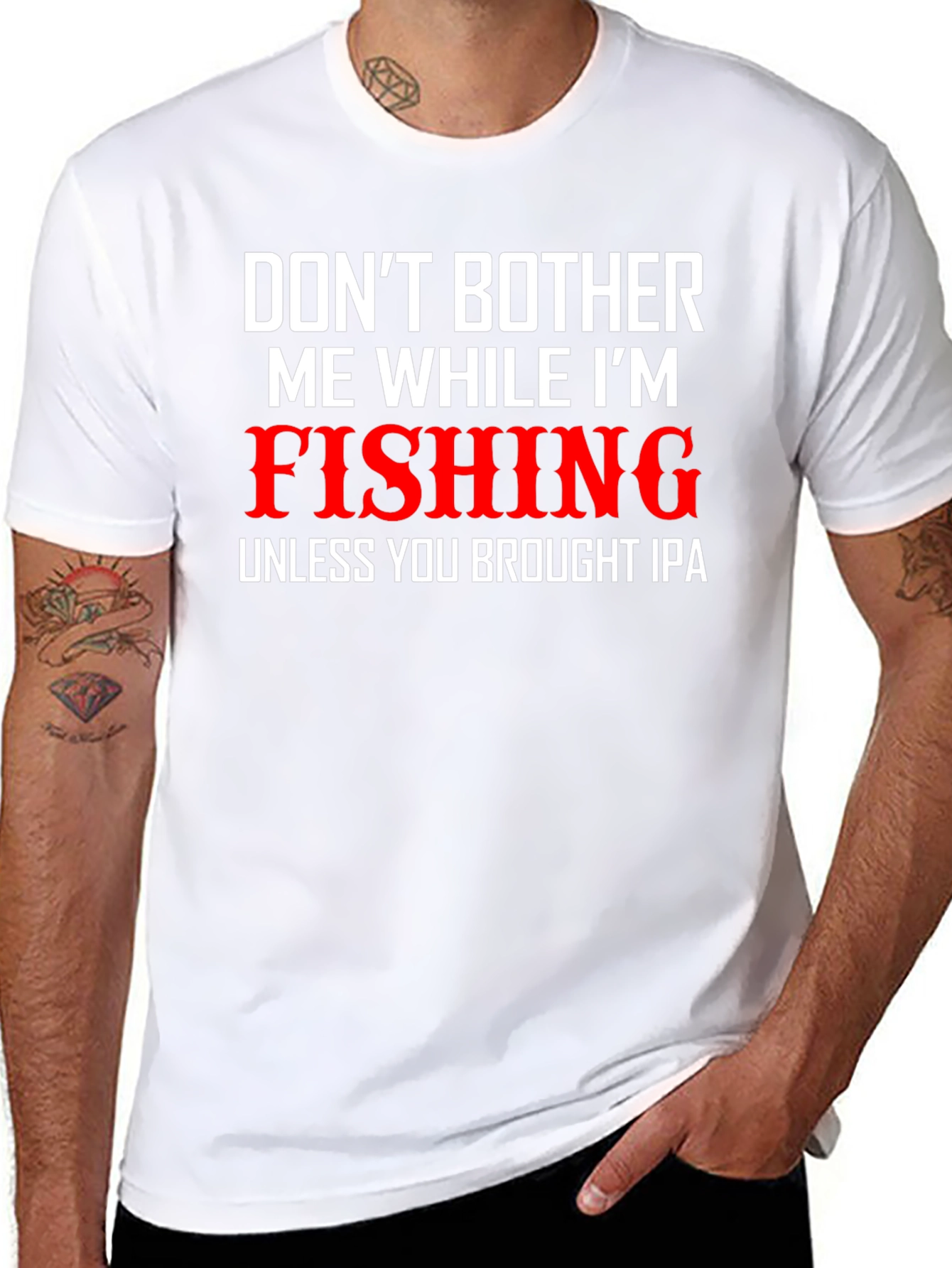 Funny Fishing & IPA T-Shirt