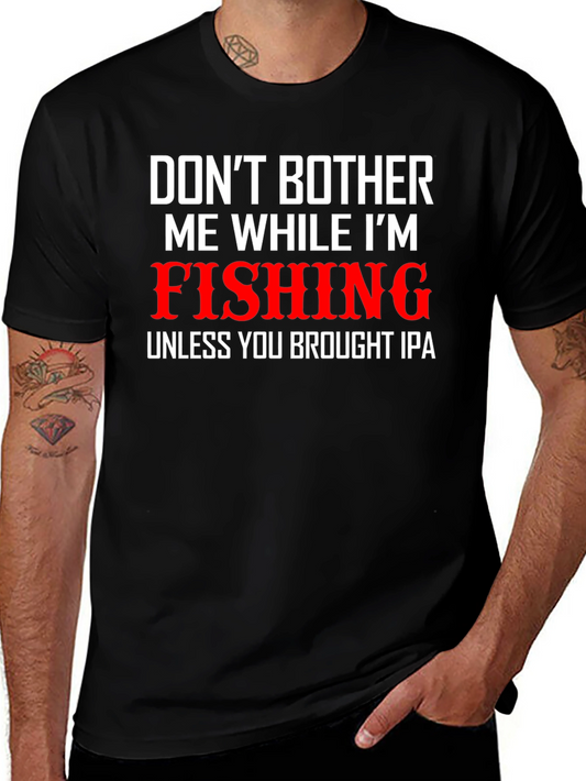 Funny Fishing & IPA T-Shirt