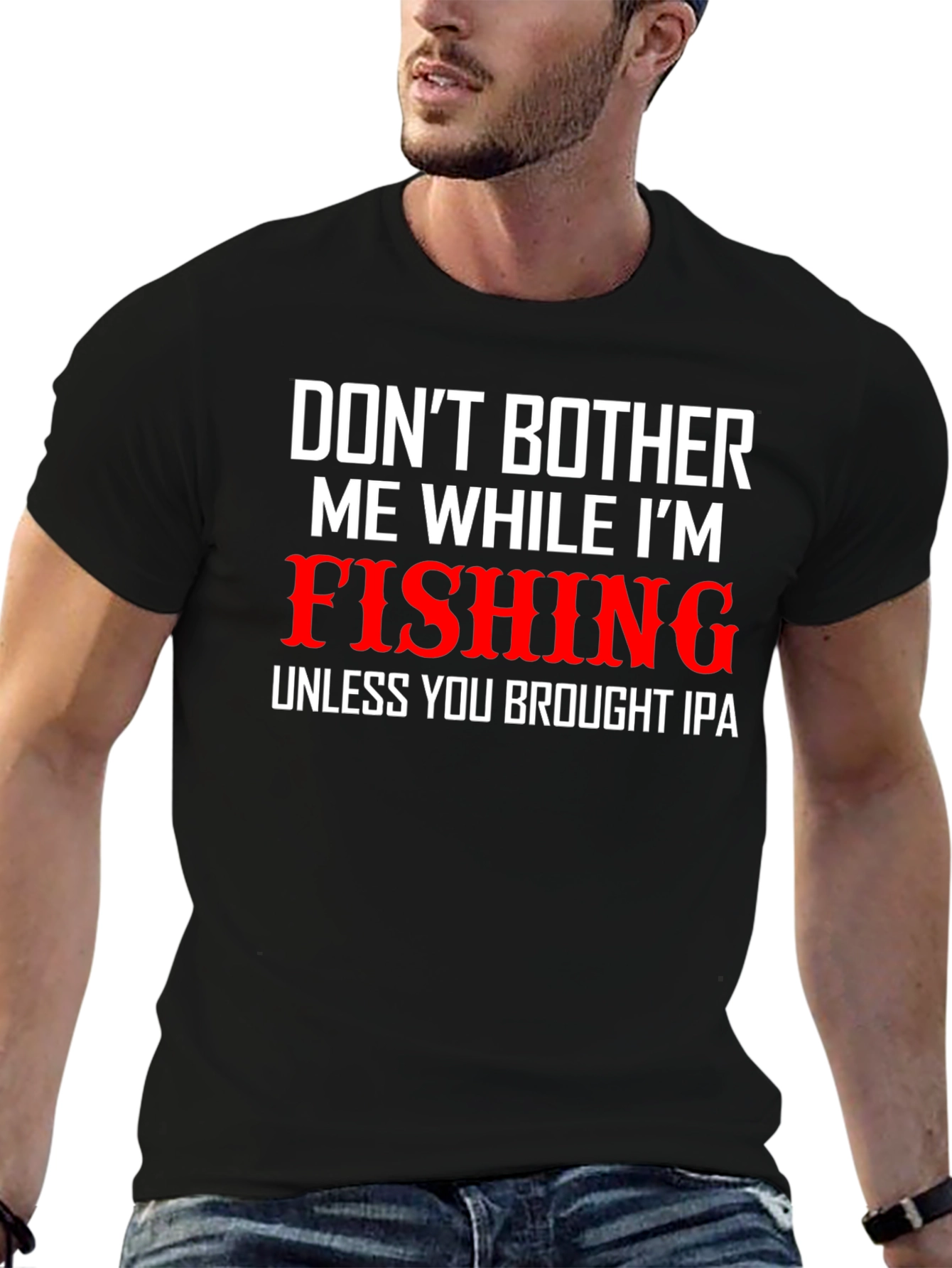 Funny Fishing & IPA T-Shirt