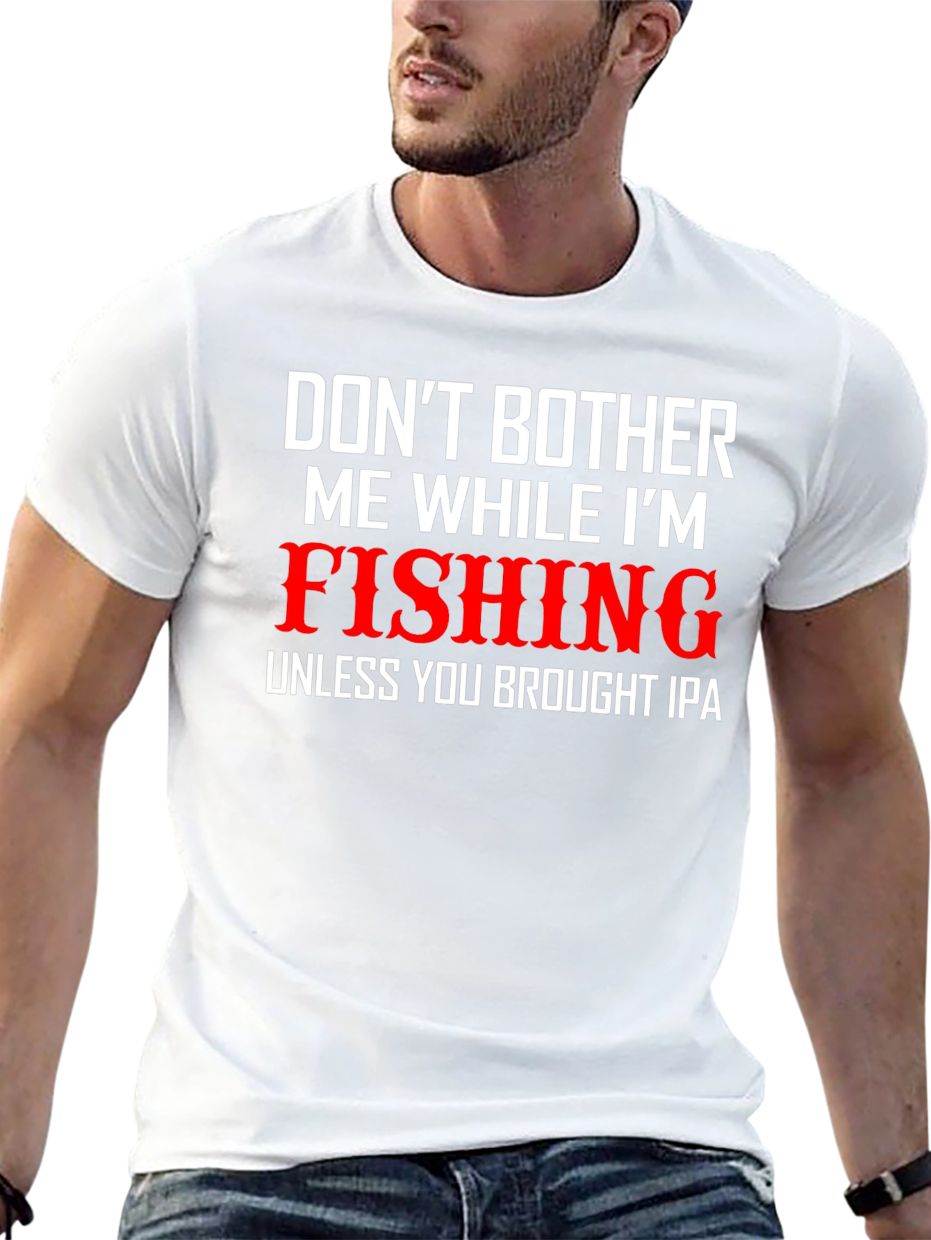 Funny Fishing & IPA T-Shirt