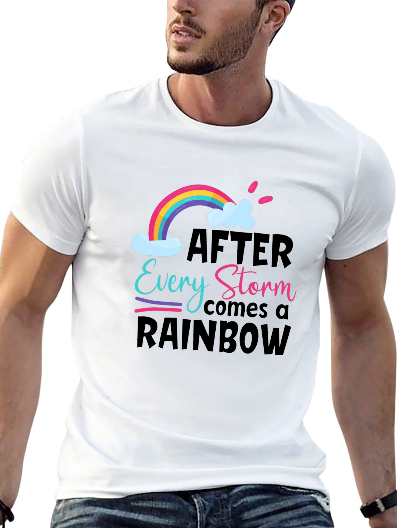 Rainbow After the Storm Graphic Tee