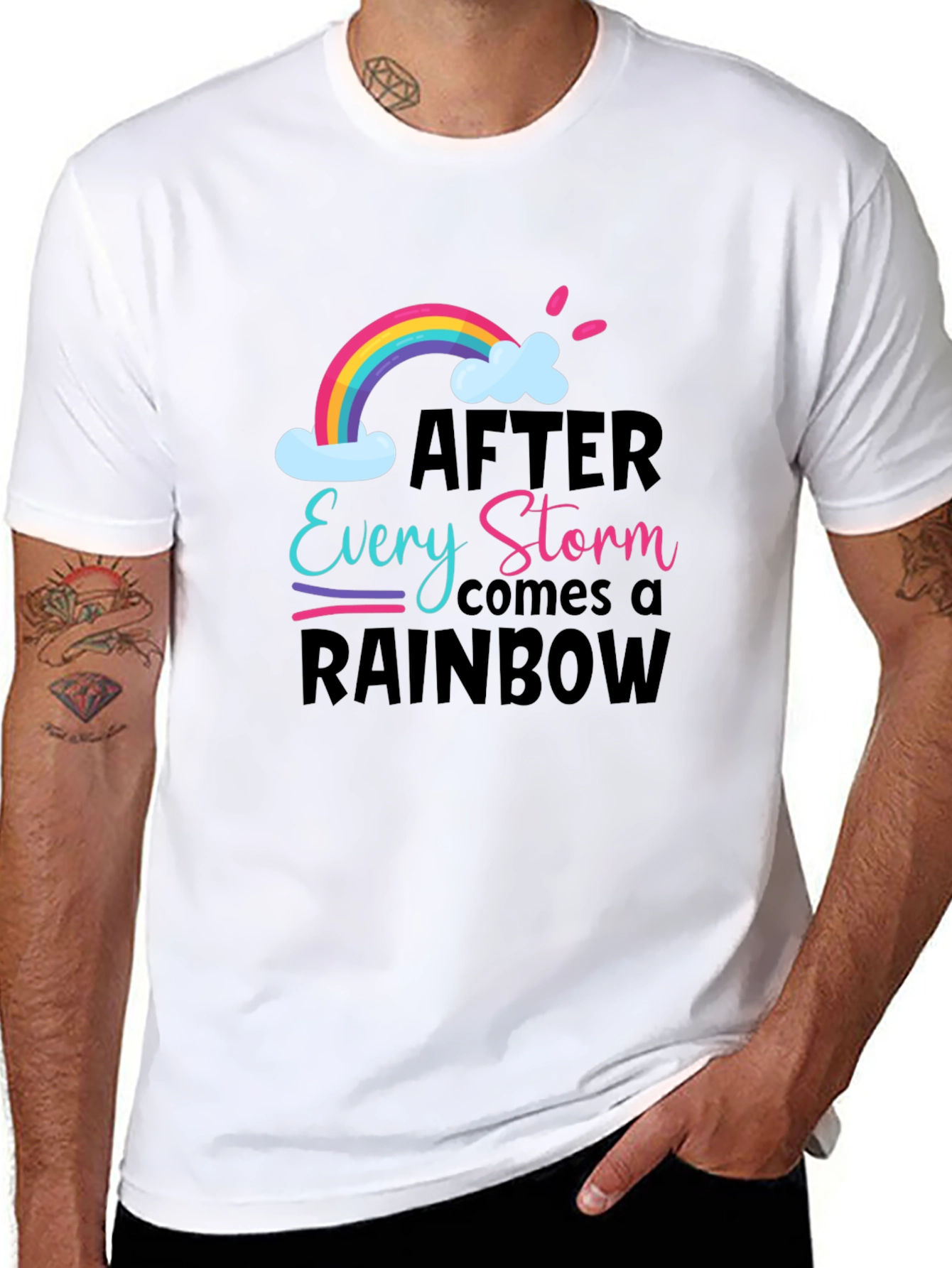 Rainbow After the Storm Graphic Tee
