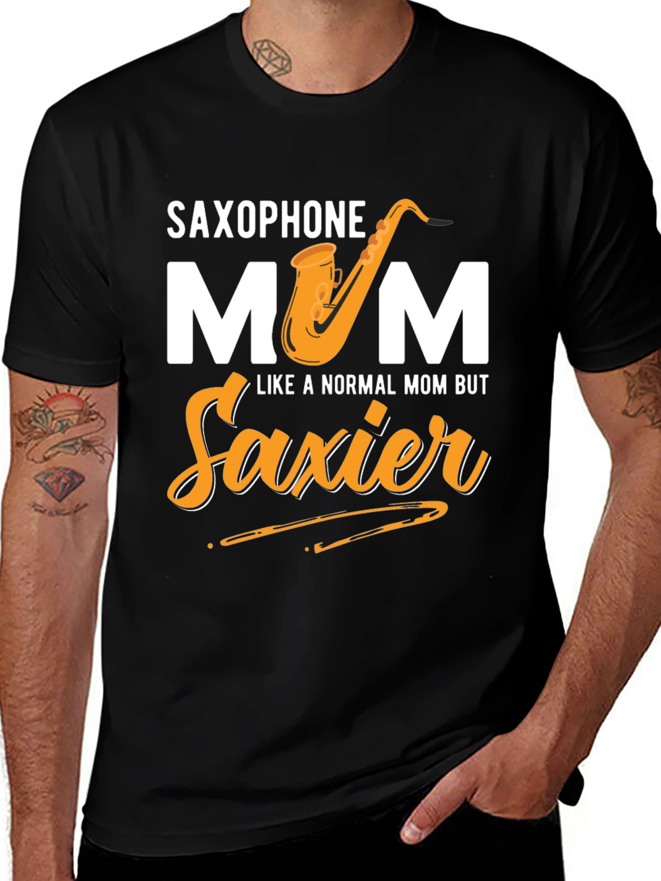 Saxophone Mom T-Shirt - Saxier Than Normal!