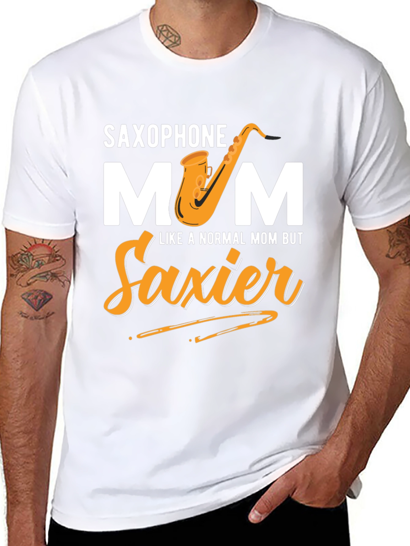 Saxophone Mom T-Shirt - Saxier Than Normal!