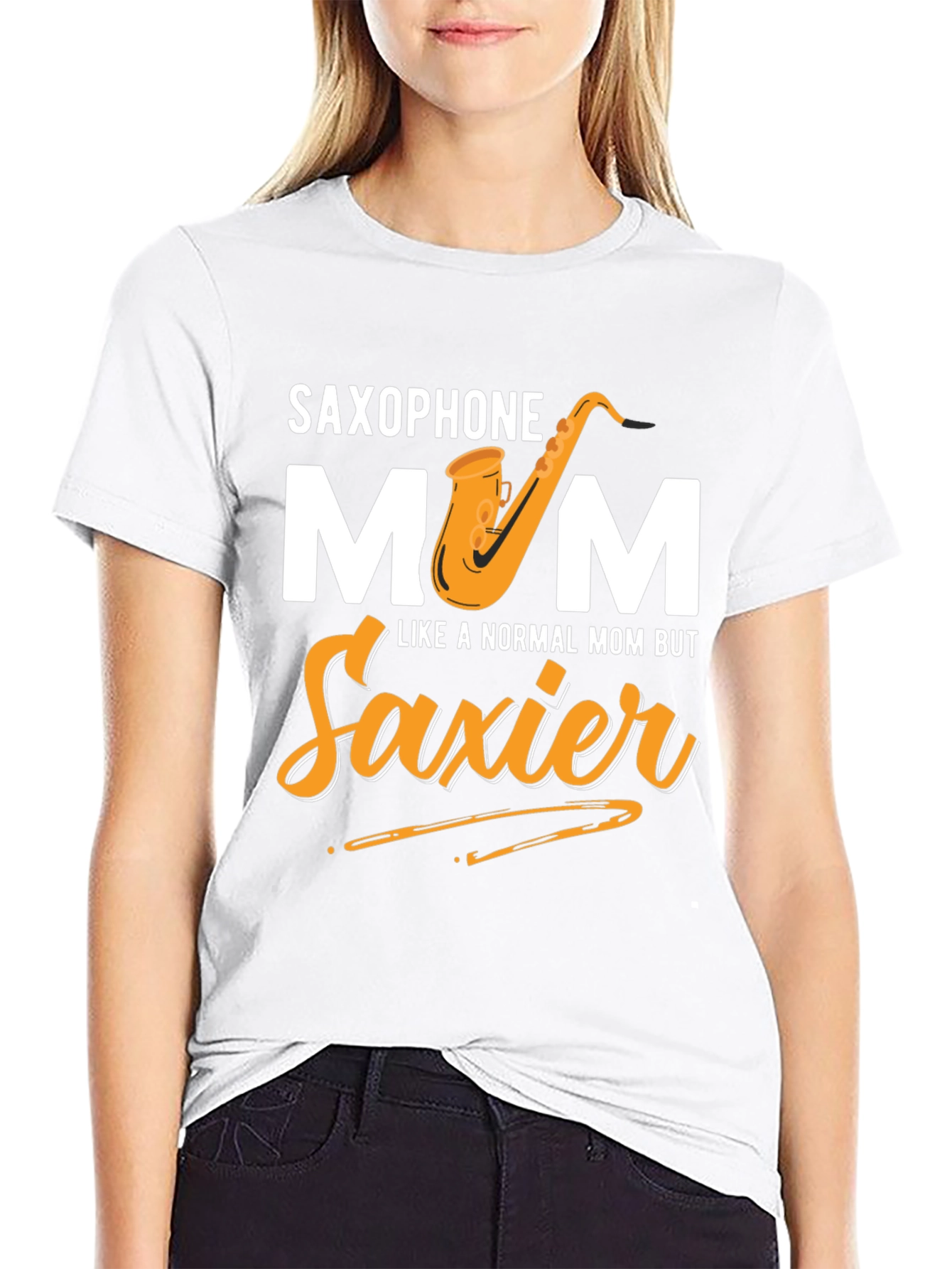 Saxophone Mom T-Shirt - Saxier Than Normal!