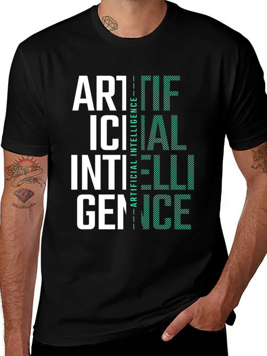 Artificial Intelligence Graphic Tee - Black