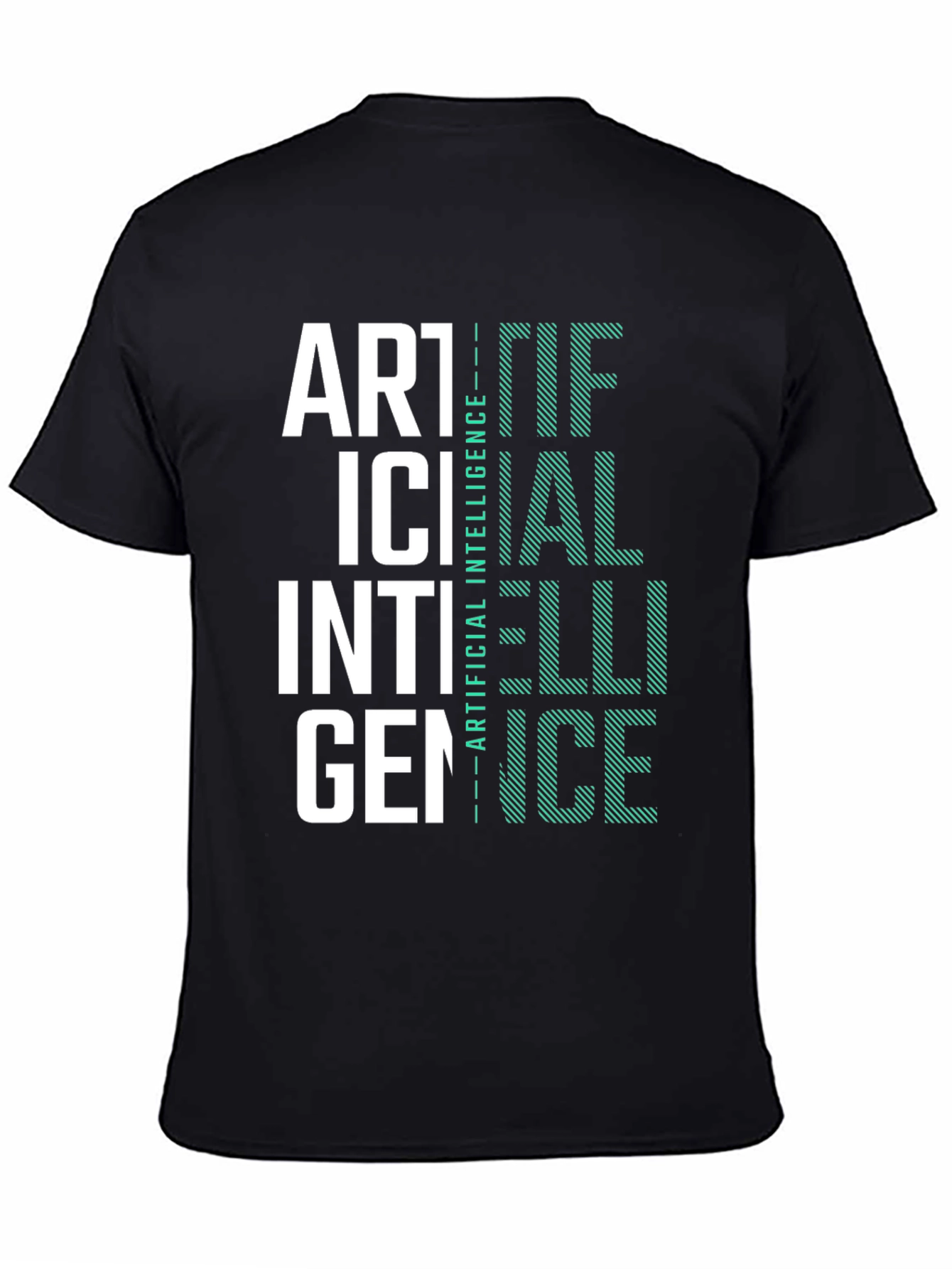 Artificial Intelligence Graphic Tee - Black